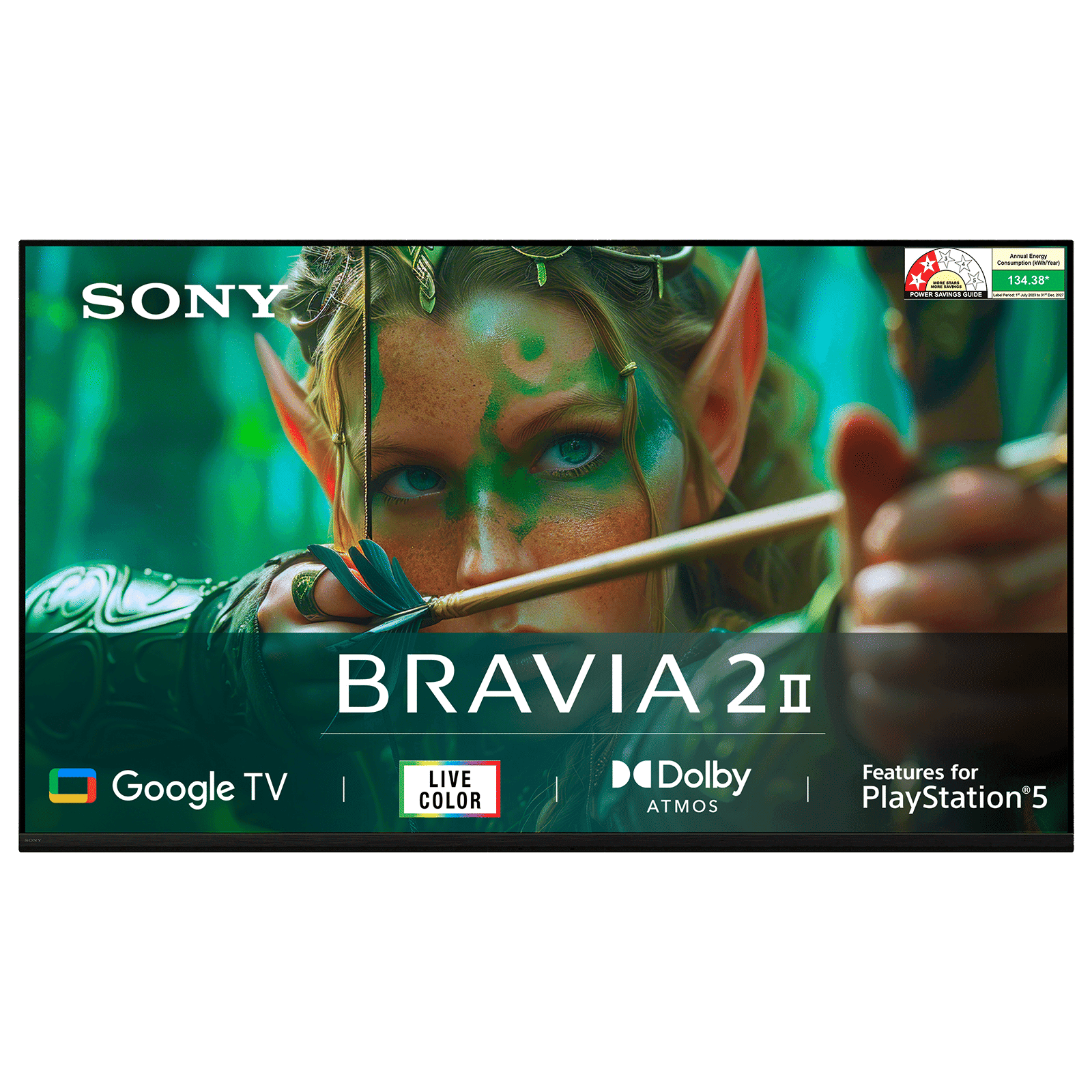 SONY BRAVIA 2 II 109.22 cm (43 inch) 4K Ultra HD LCD Smart Android TV with Built- in Chromecast (2025 model)