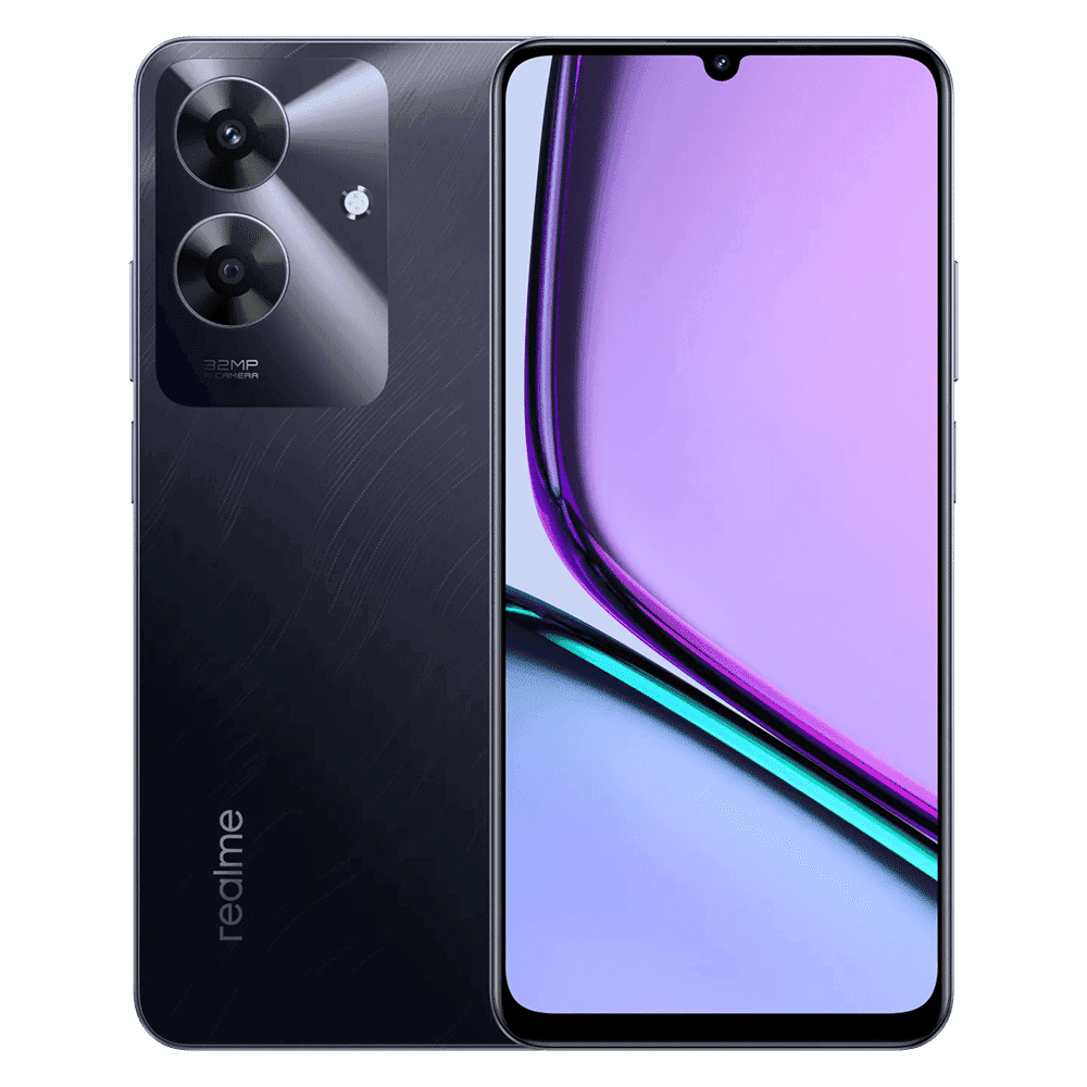realme C61 4G (4GB RAM, 64GB, Marble Black)