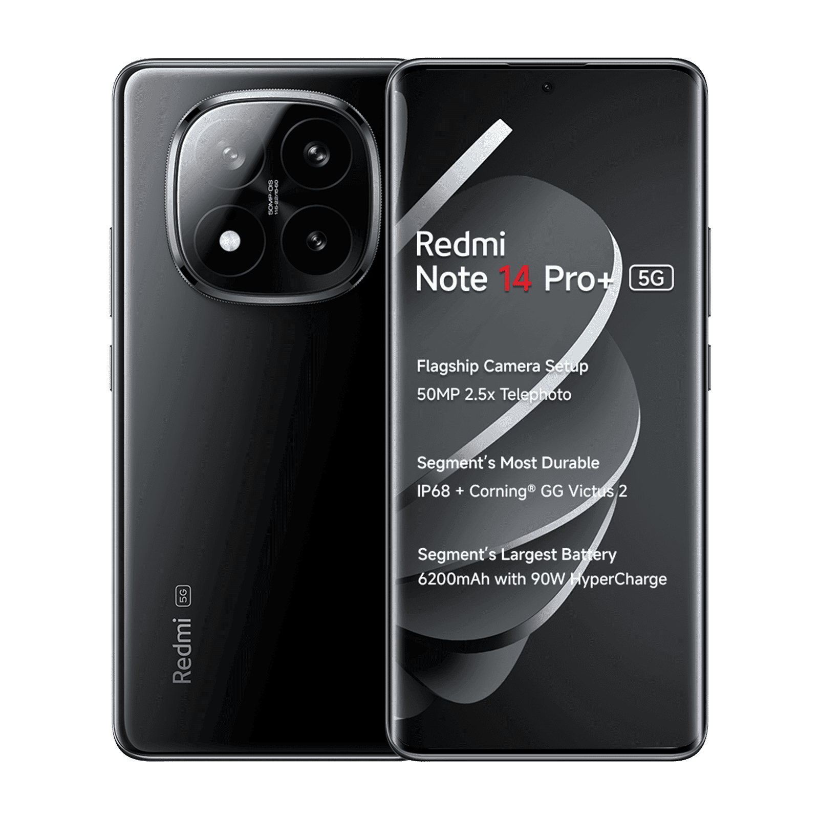 Redmi Note 14 Pro Plus 5G (8GB RAM, 128GB, Titan Black)