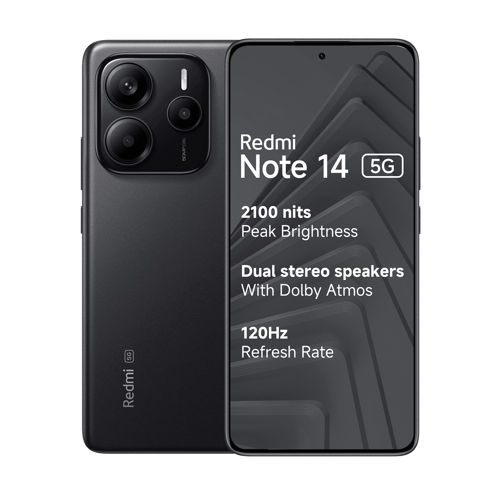 Redmi Note 14 5G (8GB RAM, 256GB, Titan Black)