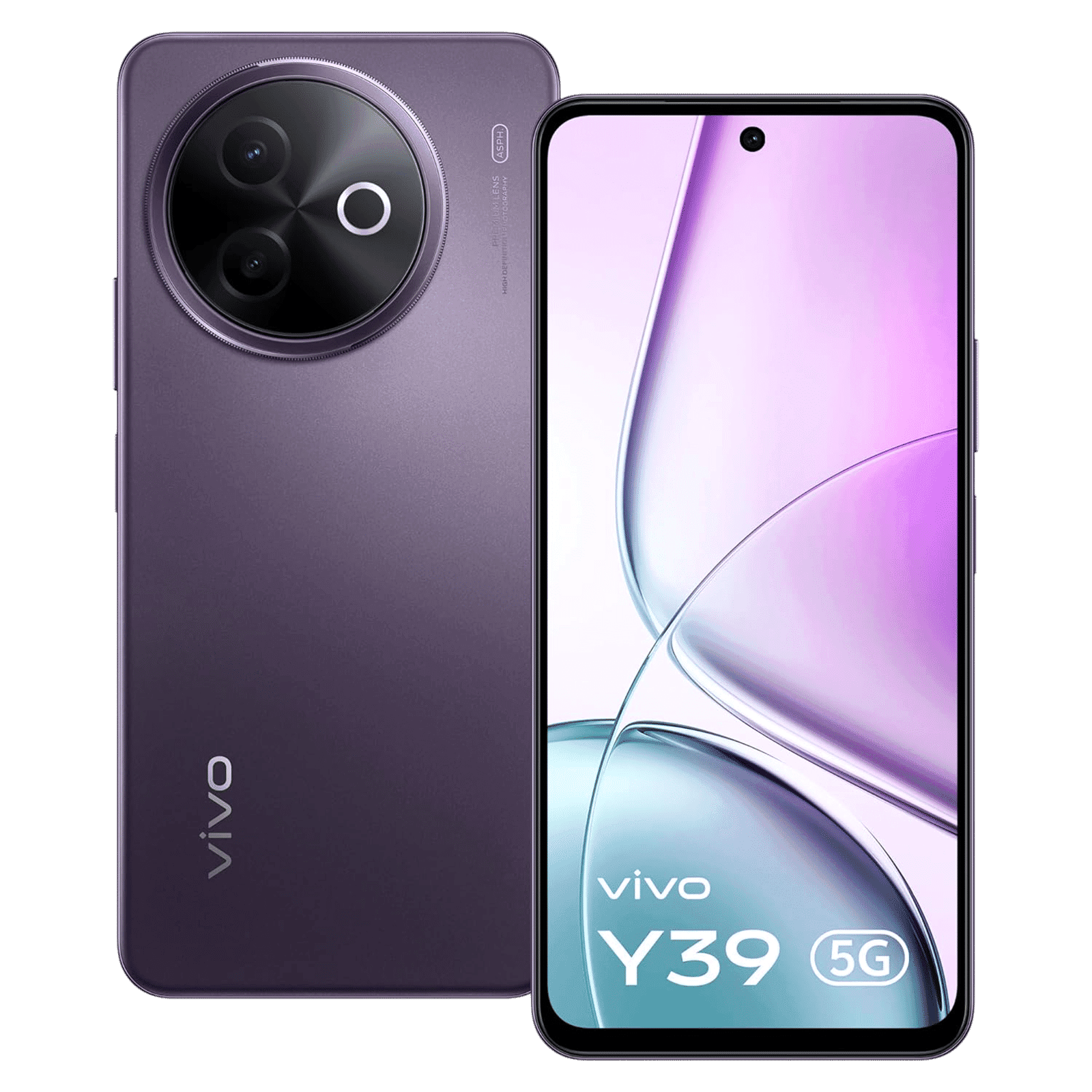 vivo Y39 5G (8GB RAM, 256GB, Galaxy Purple)