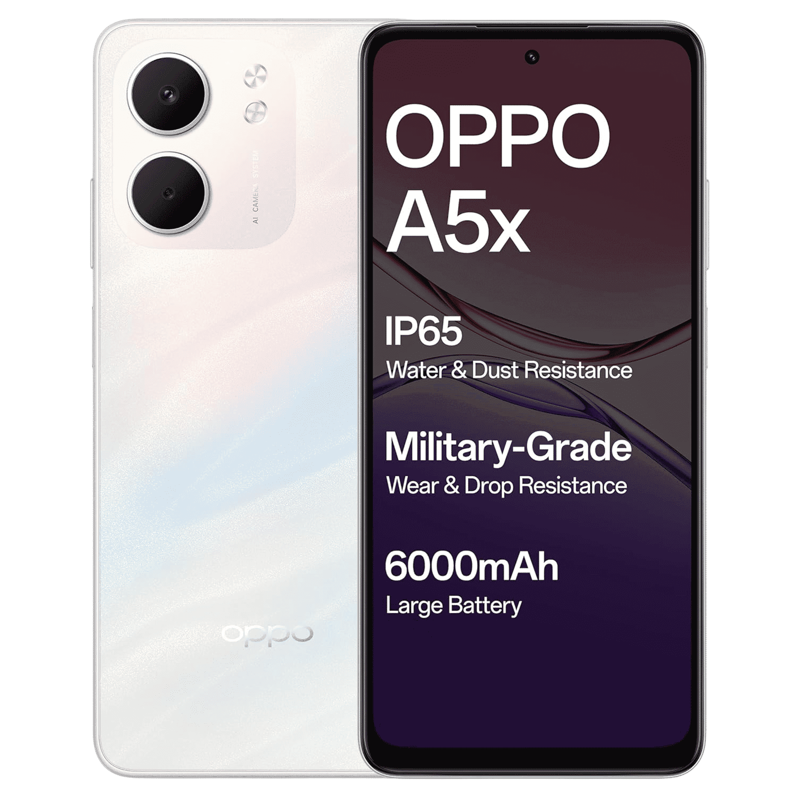 oppo A5x 5G (4GB RAM, 128GB, Laser White)