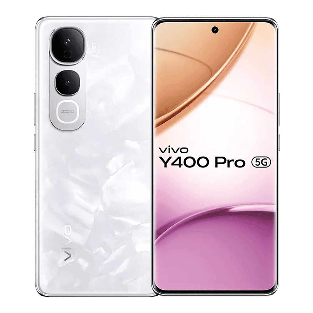 vivo Y400 Pro 5G (8GB RAM, 128GB, Freestyle White)