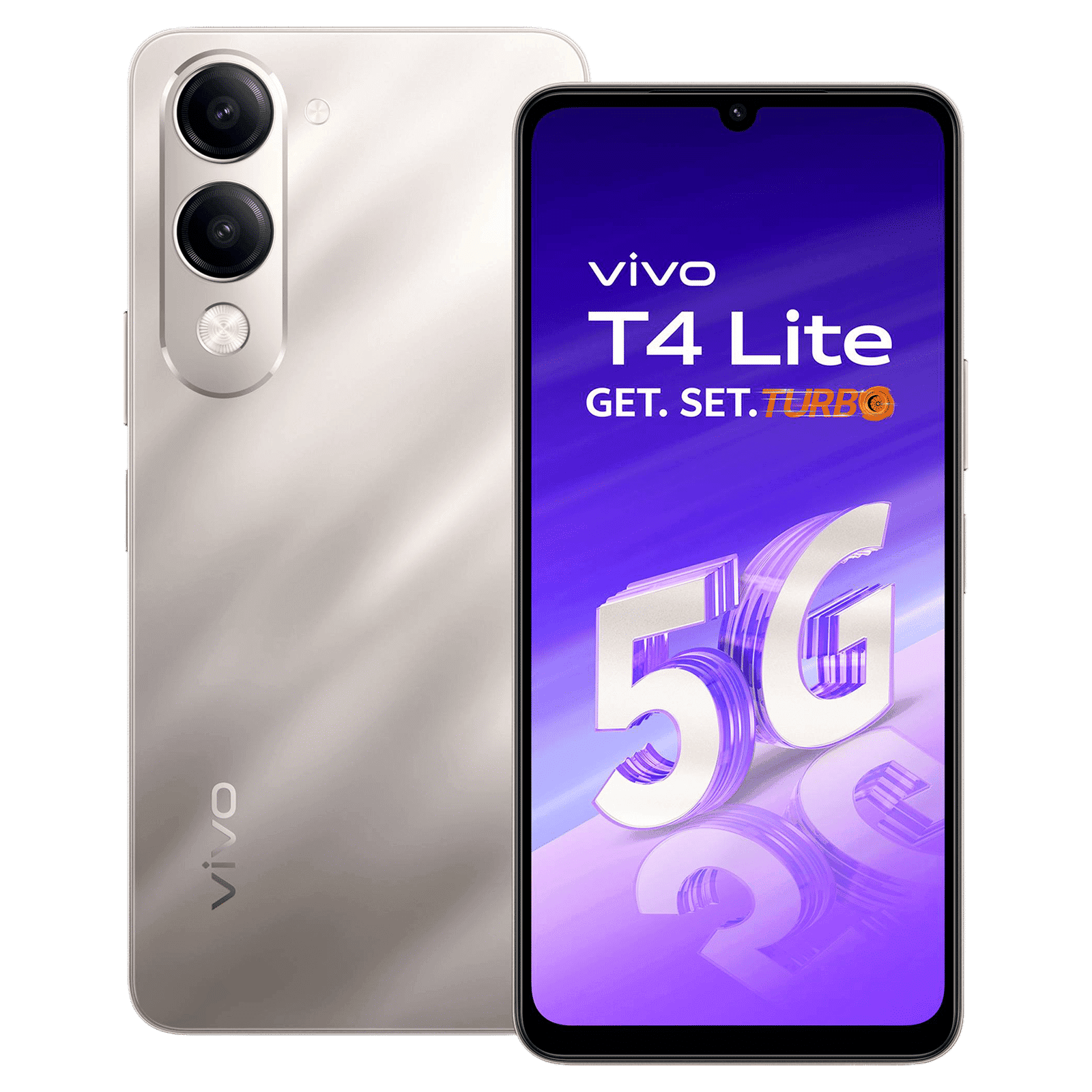 vivo T4 Lite 5G (8GB RAM, 256GB, Titanium Gold)