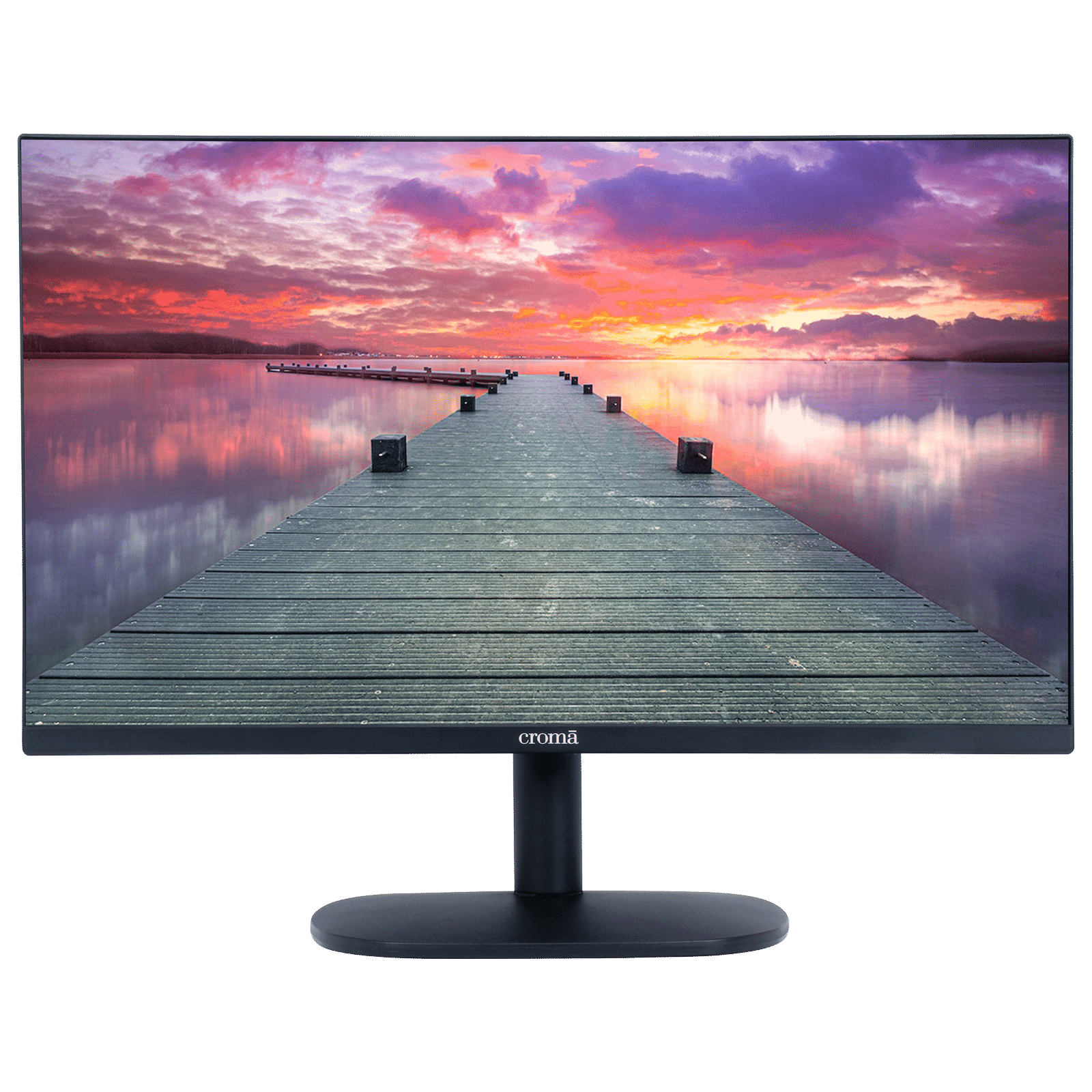 Croma 60.9 cm (24 inch) Full HD FFS Panel Thin Bezel Monitor with Dual Speakers