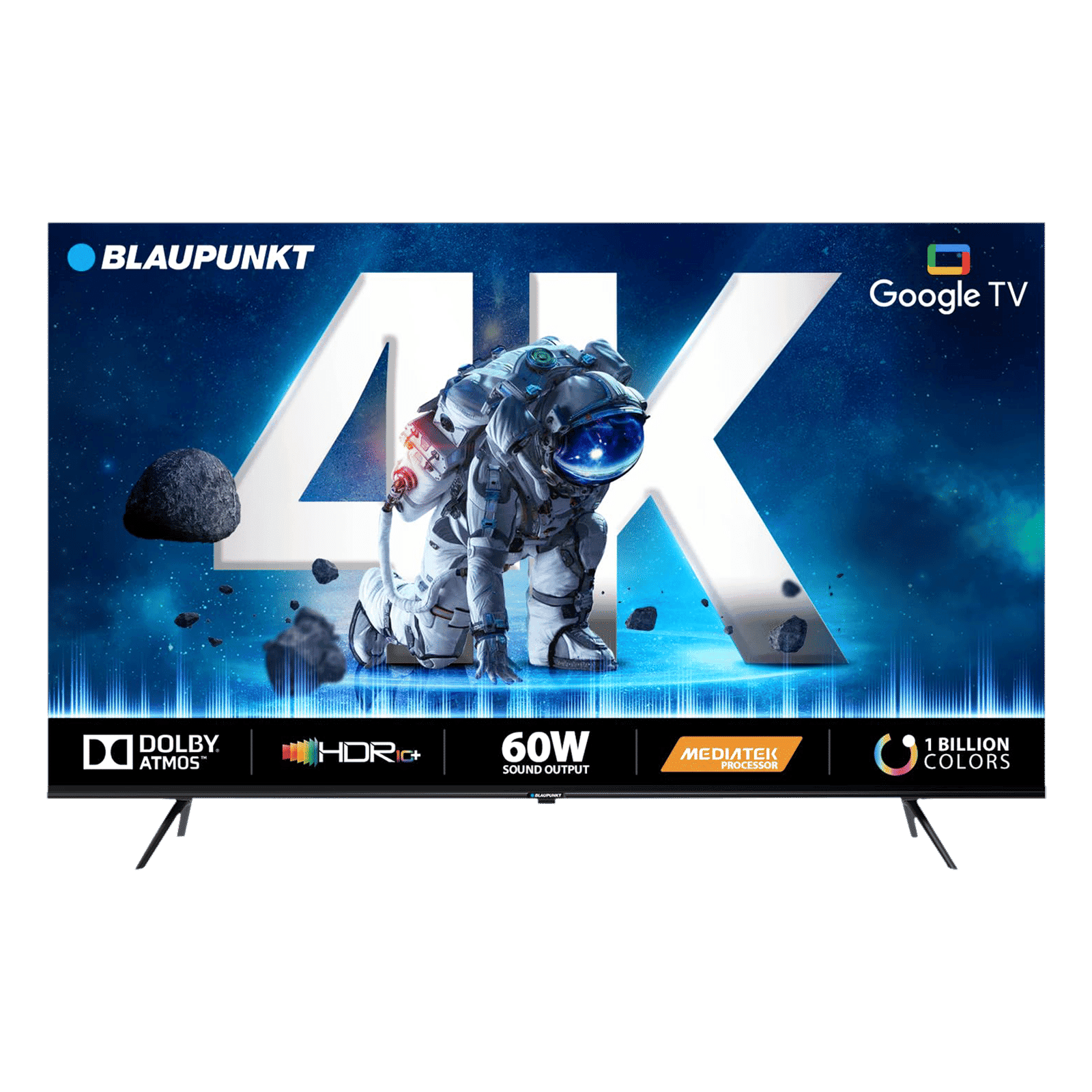 BLAUPUNKT CyberSound G2 139 cm (55 inch) LED 4K Ultra HD Google TV with Dolby Atmos (2023 model)