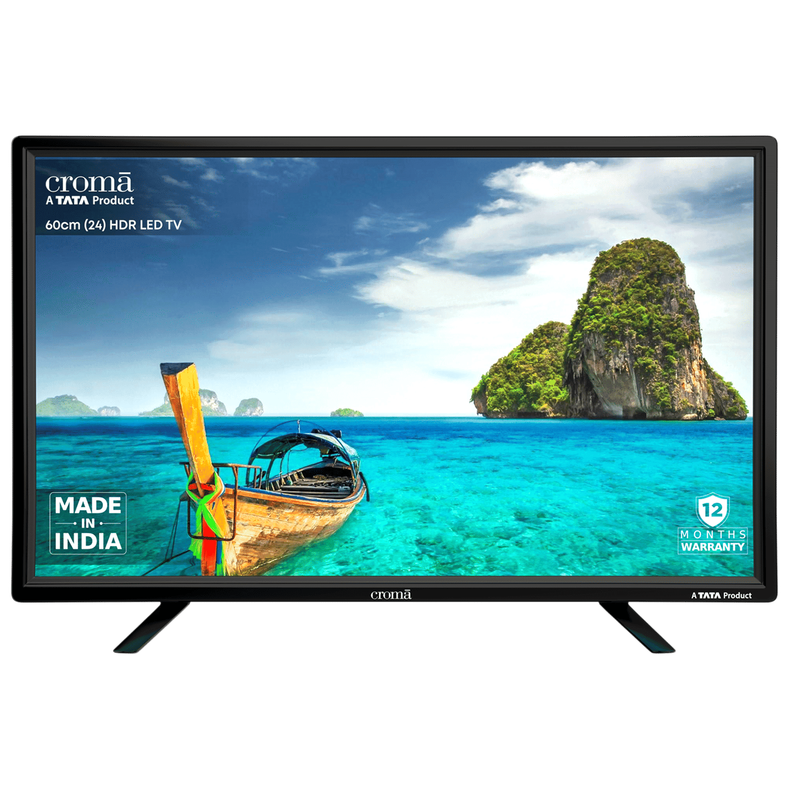 Croma 60 cm (24 inch) HD Ready LED TV with A Plus Grade Panel