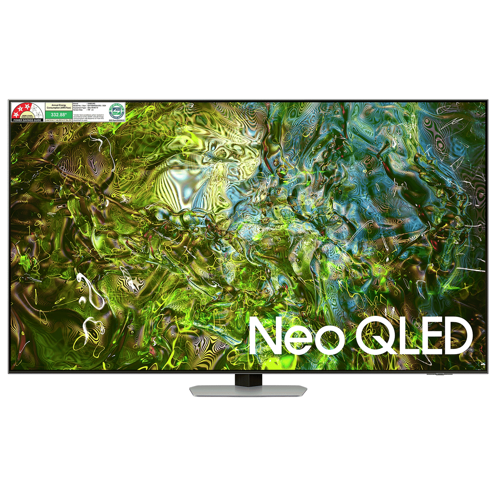 SAMSUNG QN90D 190.5 cm (75 inch) Neo QLED 4K Ultra HD Smart Tizen TV with Quantum Matrix Technology (2024 model)