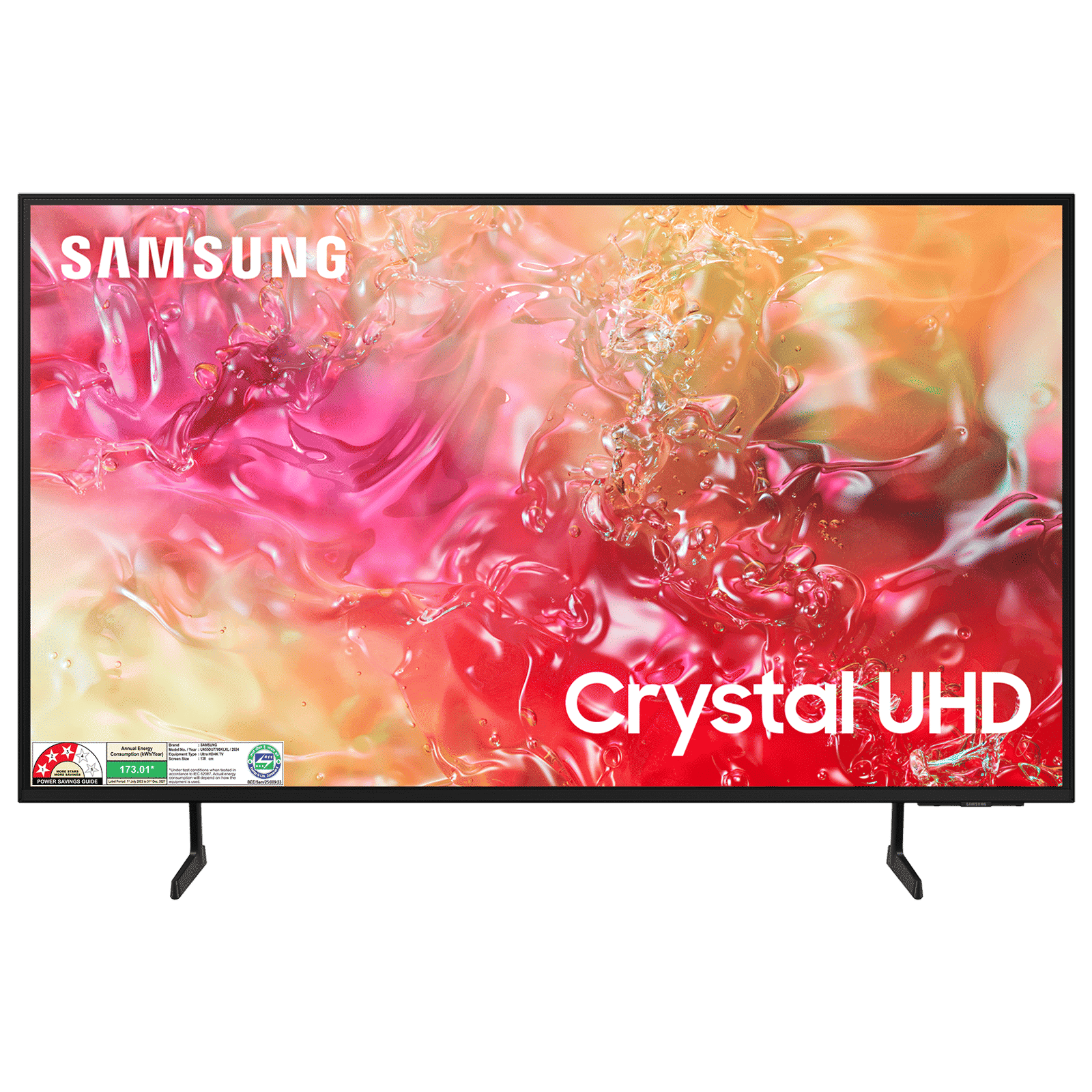 SAMSUNG DU7700 139.7 cm (55 inch) 4K Ultra HD LED Smart Tizen TV with Motion Xcelerator (2024 model)