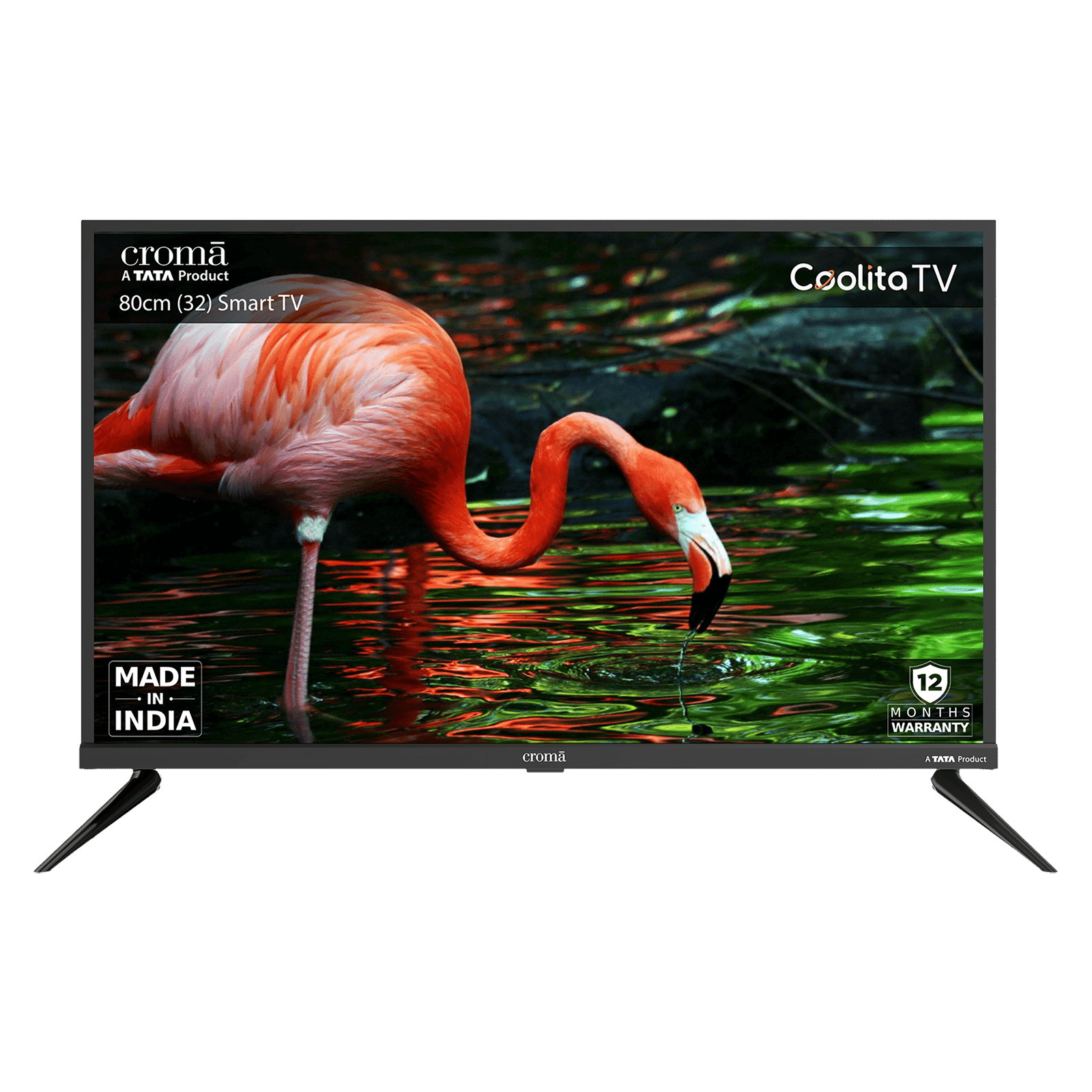 Croma 80 cm (32 inch) HD Ready LED Smart Linux TV with Dolby Audio