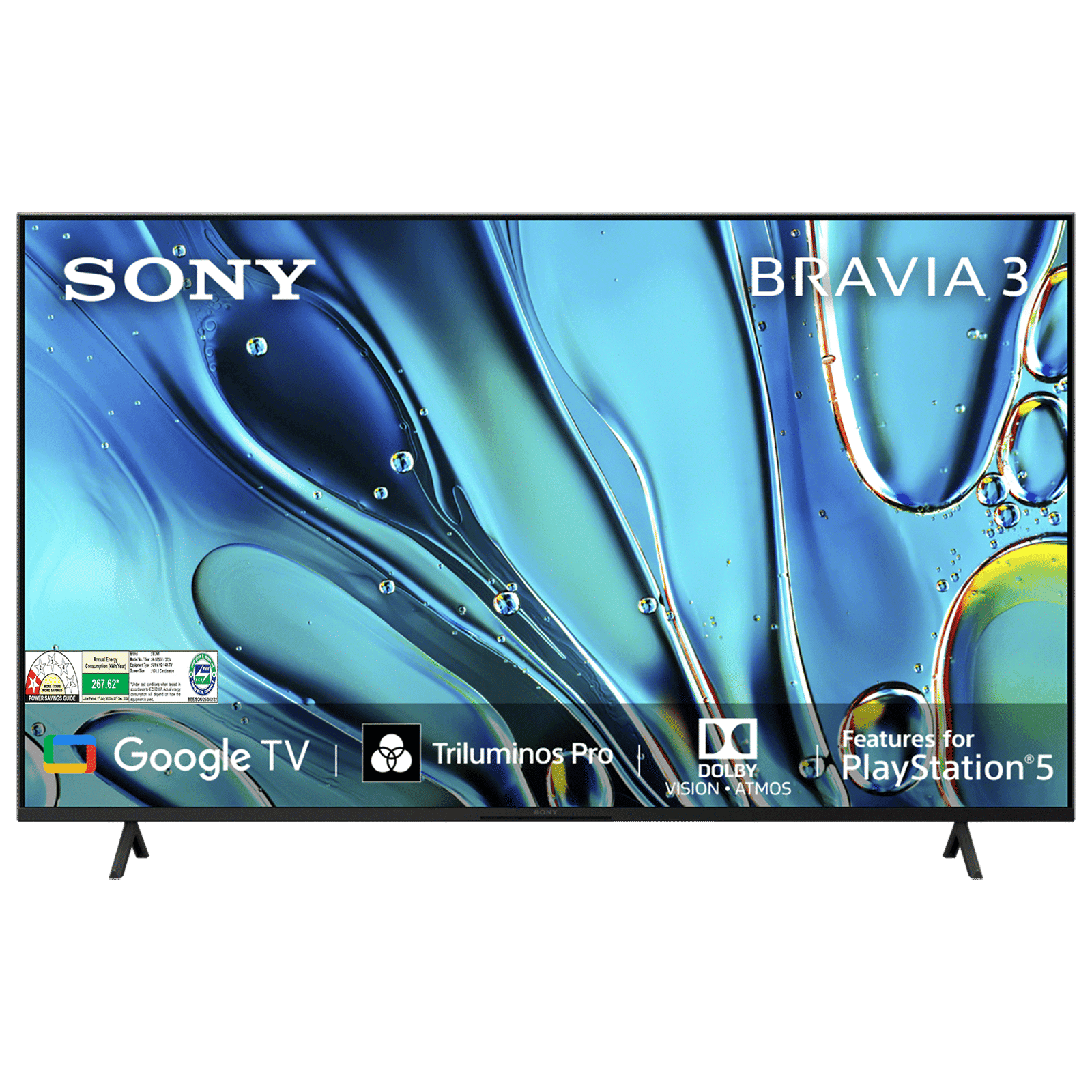 SONY BRAVIA 3 139.7 cm (55 inch) 4K Ultra HD LCD Smart Android TV with Auto Low Latency Mode (2024 Model) 
