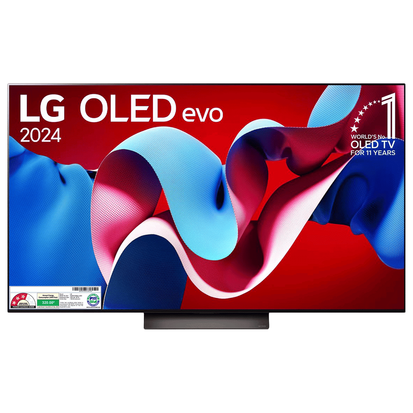LG evo AI C4 195 cm (77 inch) OLED 4K Ultra HD Smart WebOS TV with Dolby Atmos (2025 model)