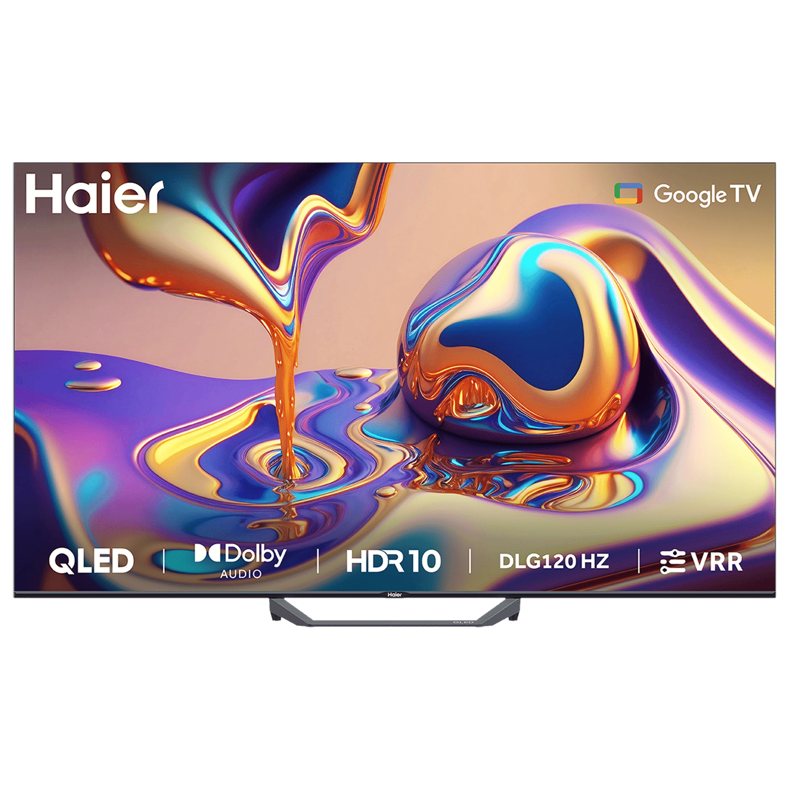 Haier 55S80F 139.7 cm (55 inch) 4K Ultra HD QLED Smart Google TV with Google Assistant Support (2025 model)
