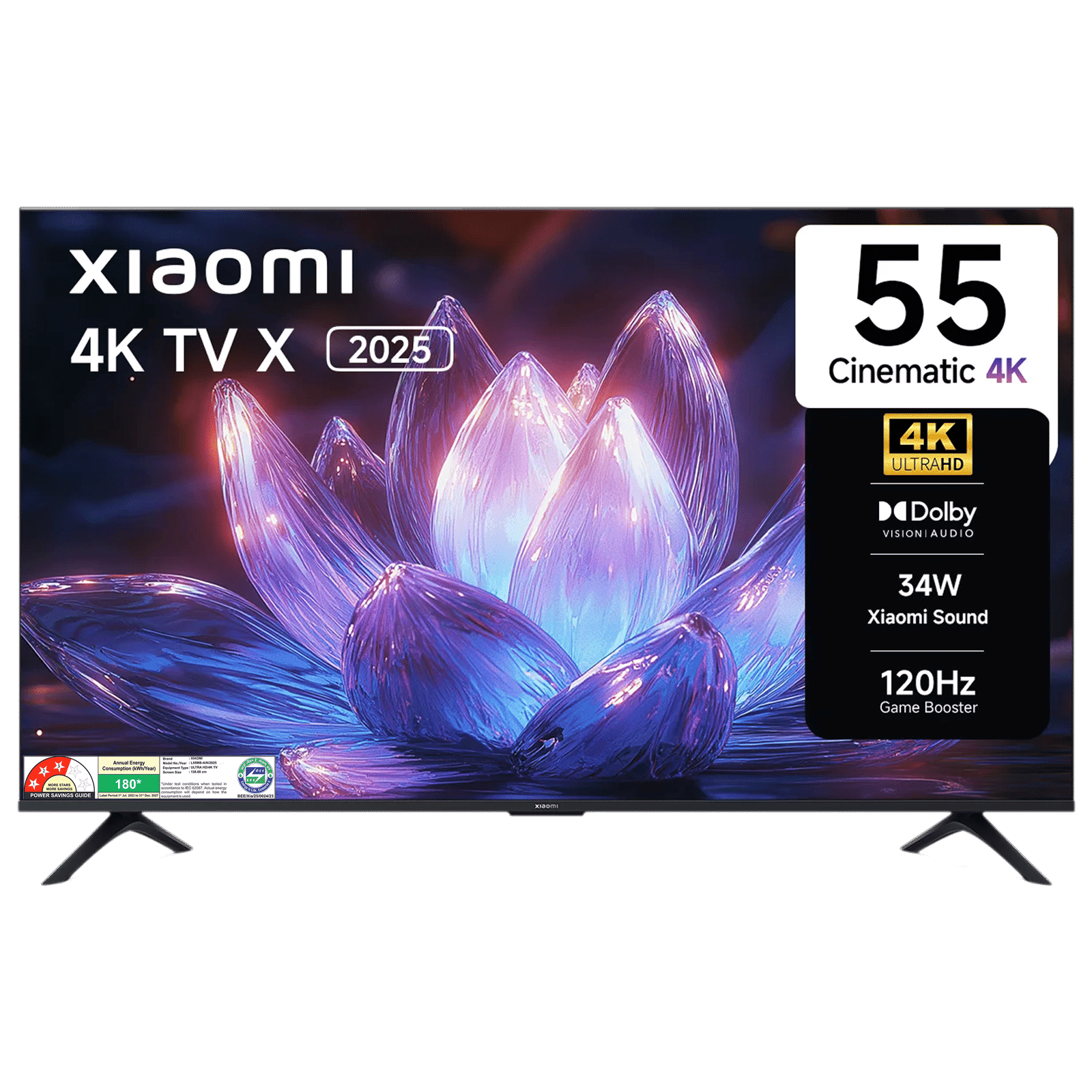 Xiaomi X Series 139.7 cm (55 inch) 4K Ultra HD LED Smart Google TV with Dolby Vision (2025 model)