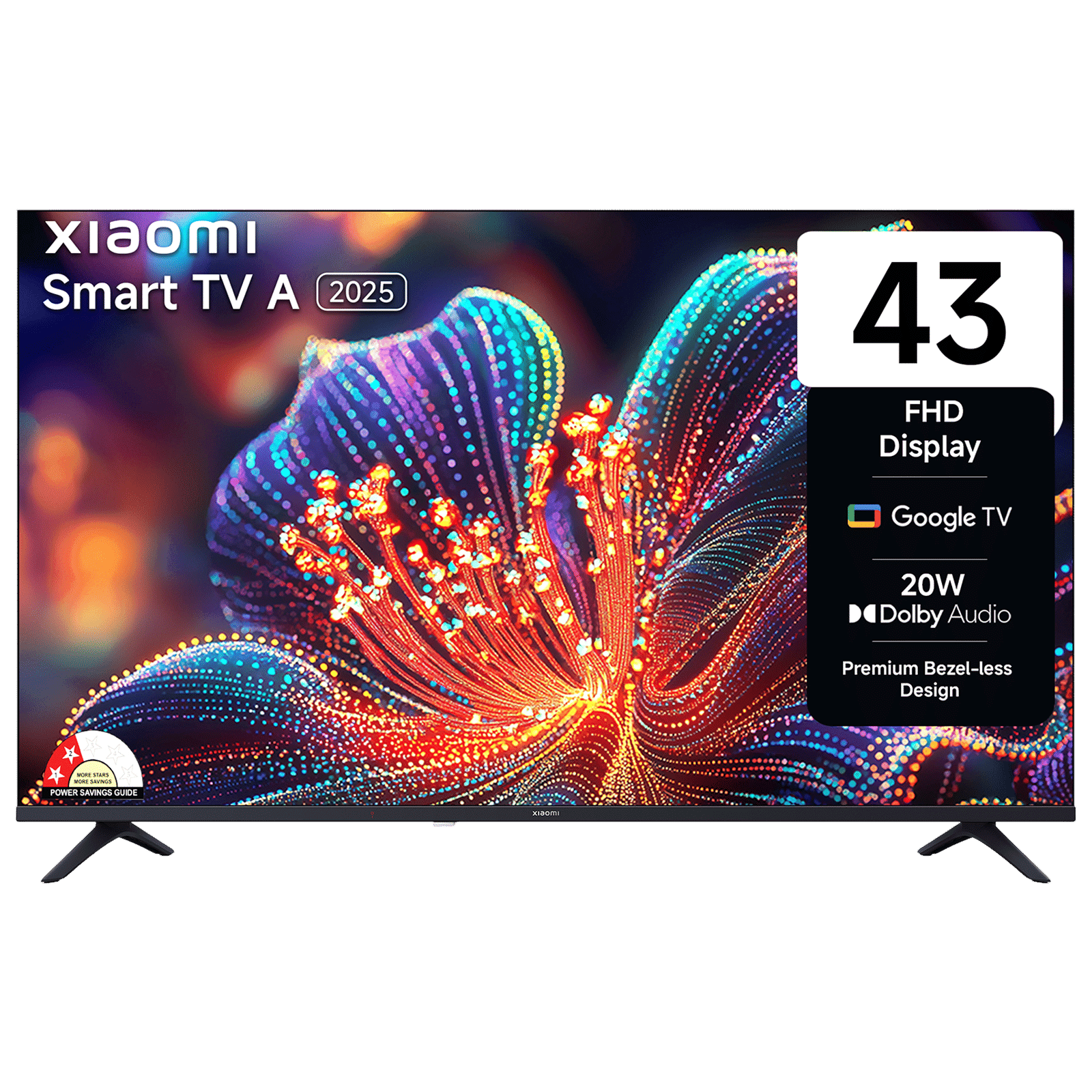 Xiaomi A Series 109.22 cm (43 inch) Full HD LED Smart Google TV with Dolby Audio (2025 model)