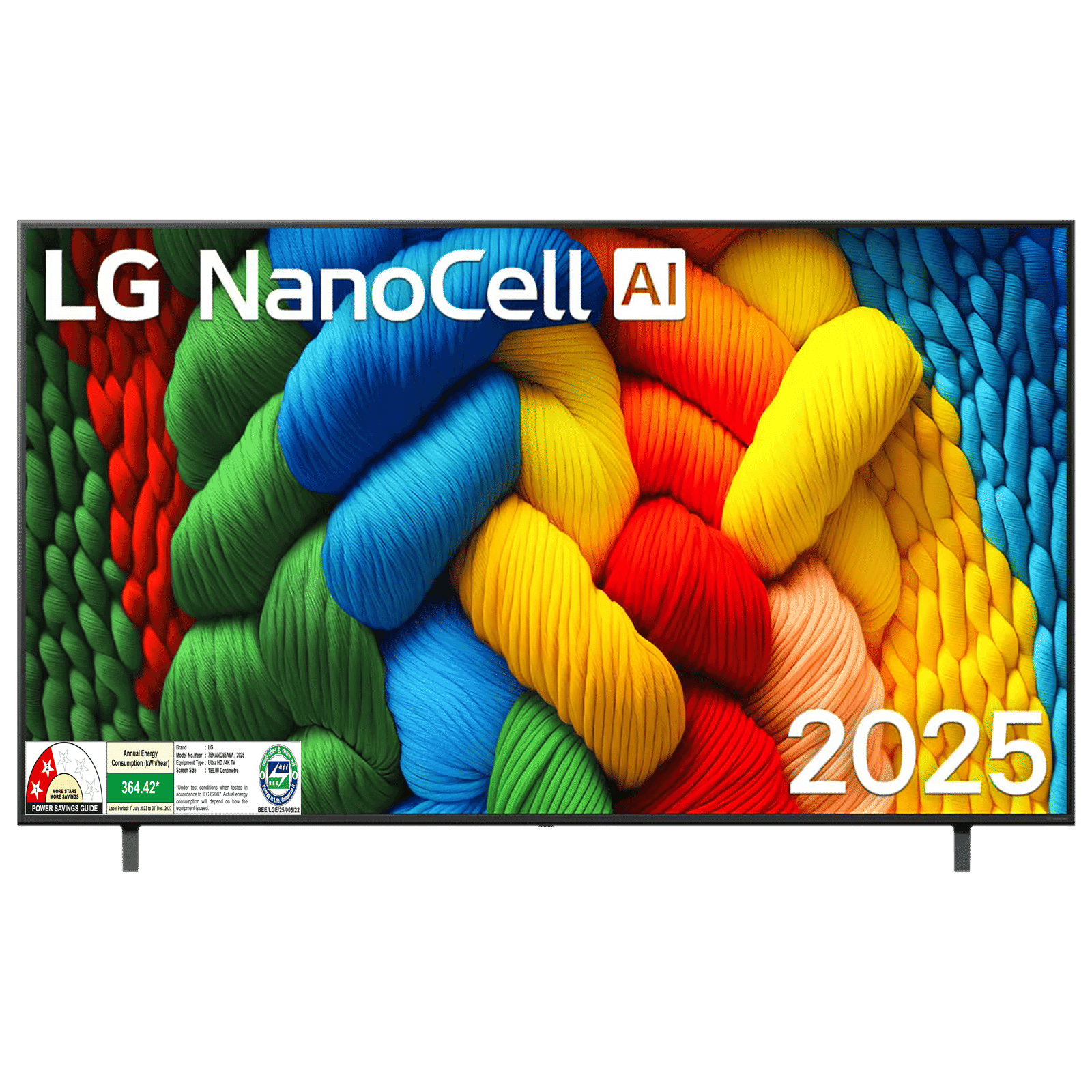 LG NanoCell AI NANO80 190.5 cm (75 inch) 4K Ultra HD Smart WebOS TV with AI Magic Remote (2025 model)