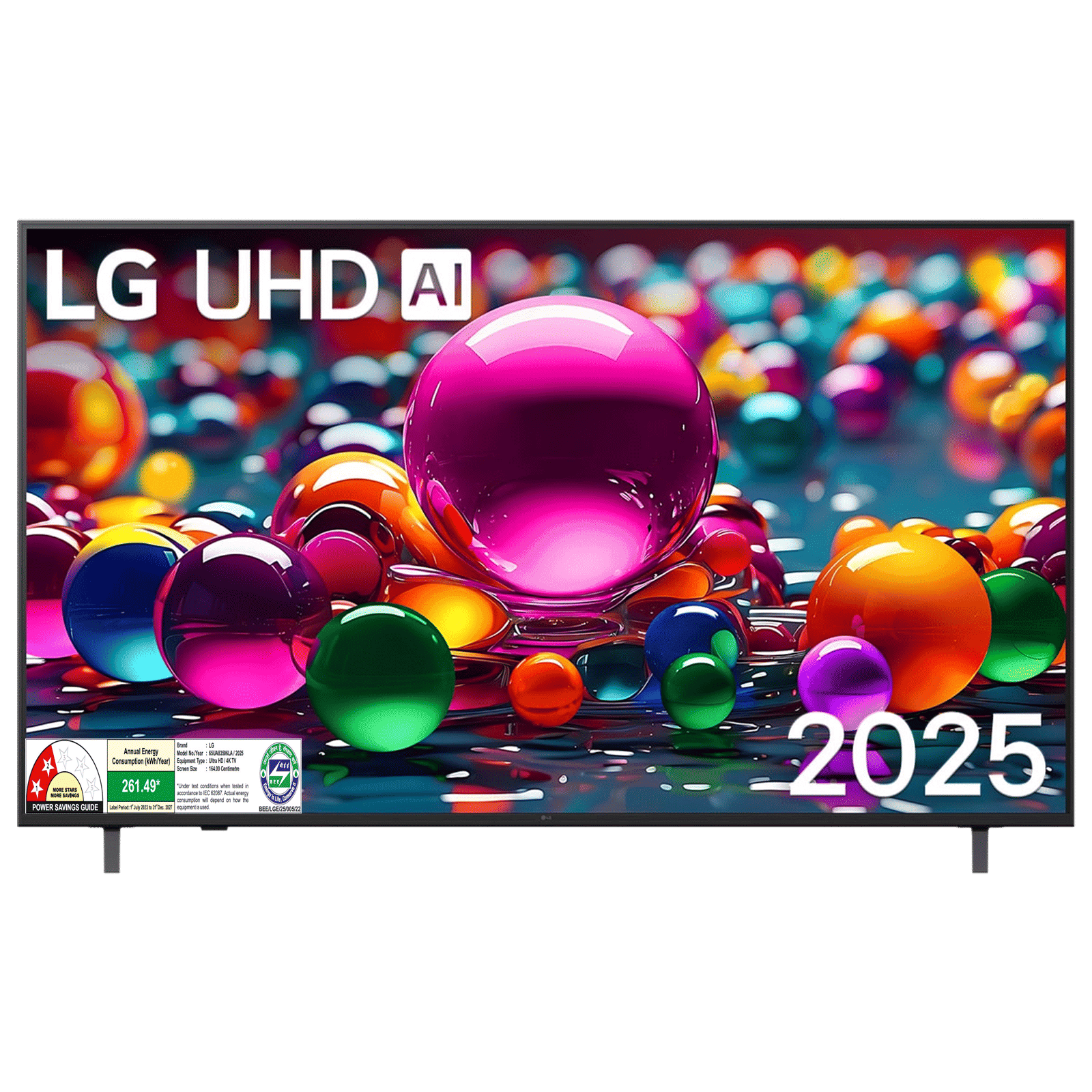 LG UA8350 165 cm (65 inch) 4K Ultra HD Smart WebOS TV with AI Magic Remote (2025 model)