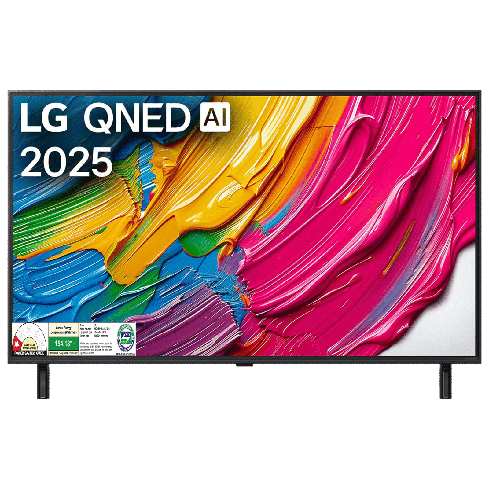 LG QNED 8BA 109.22 cm (43 inch) QNED 4K Ultra HD Smart WebOS TV with Dolby Atmos (2025 Model)