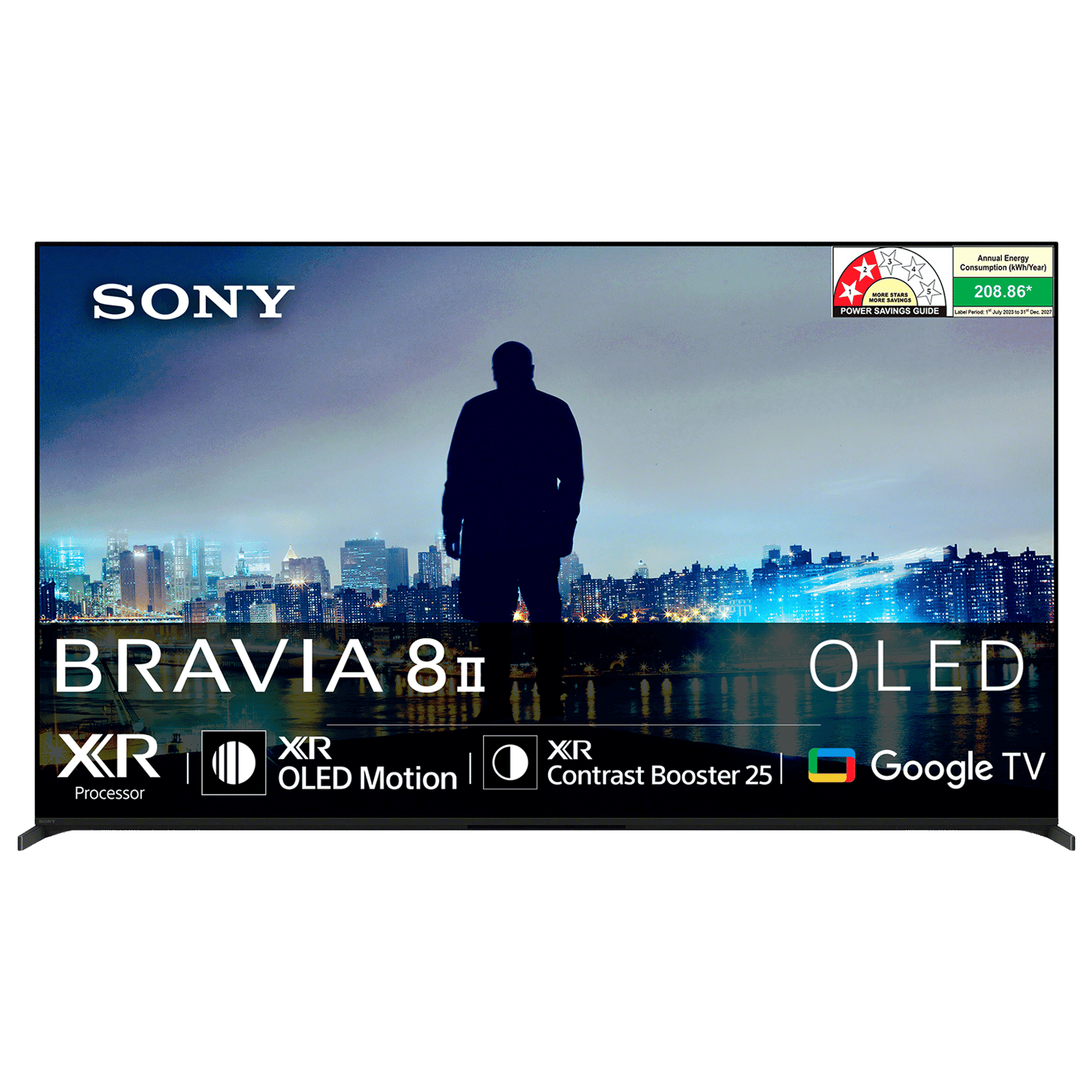 SONY BRAVIA 8 II 139.7 cm (55 inch) OLED 4K Ultra HD Smart Google TV with Dolby Vision & Dolby Atmos (2025 model)