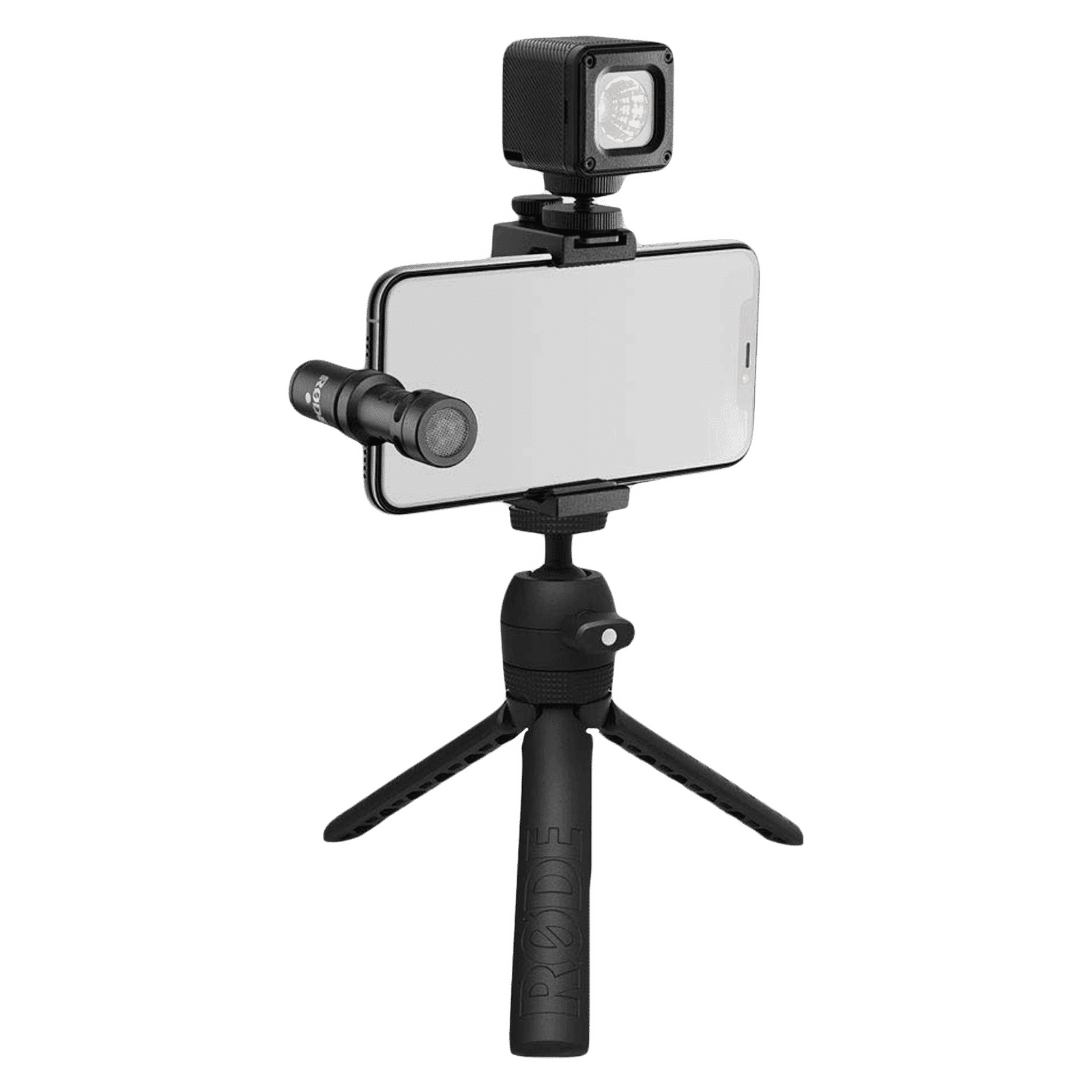 RODE VLOGVMML Vlogger Kit for Mobile with Mic (Directional Sound Pickup, Black)