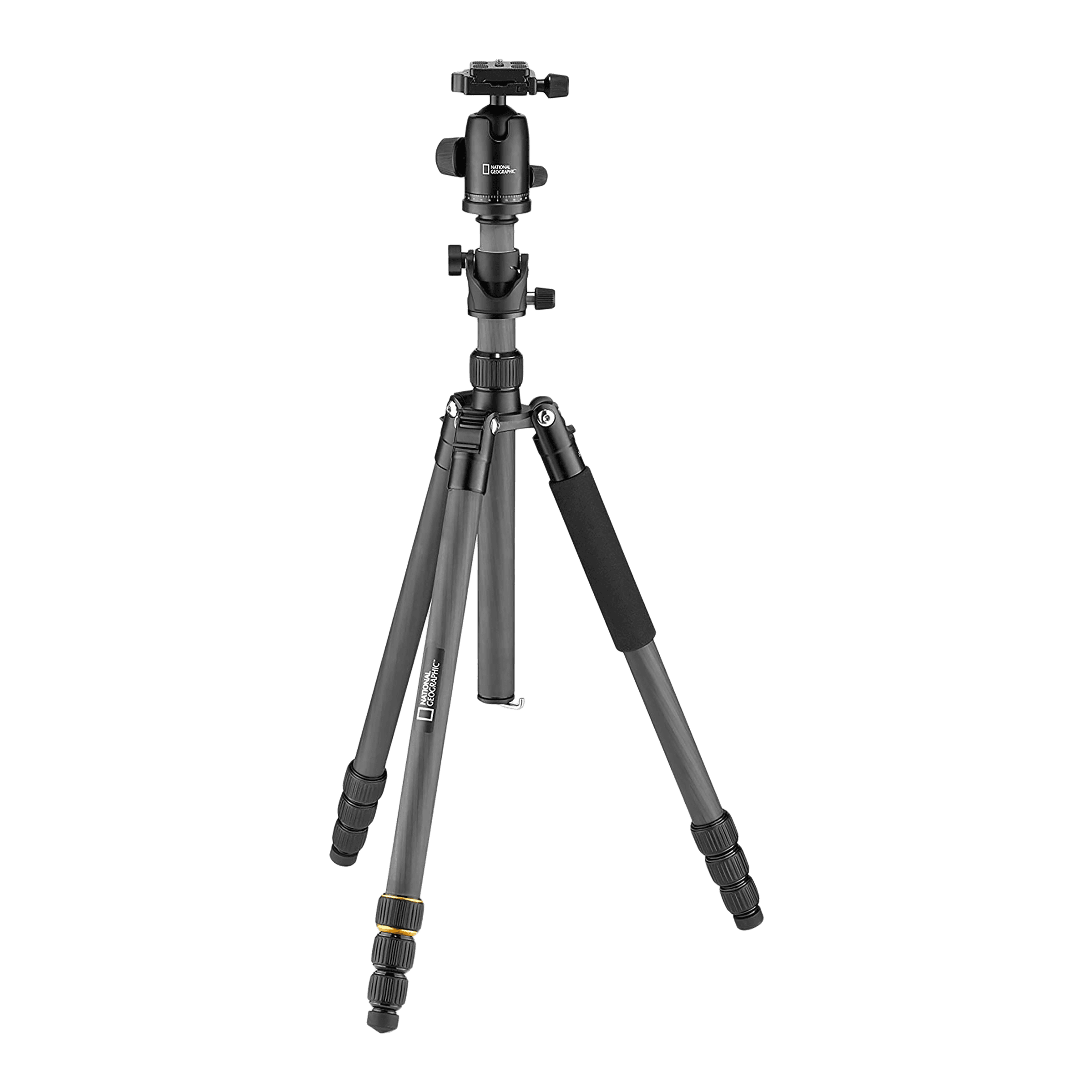 NATIONAL GEOGRAPHIC Travel Photo 188.5cm Adjustable Tripod for Camera (2 in 1, Black)