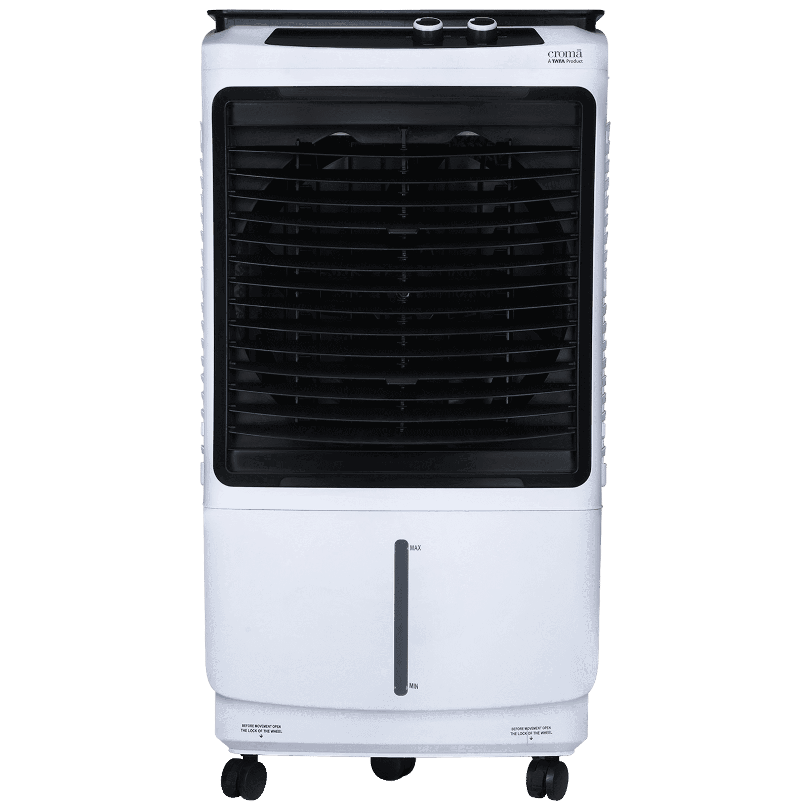 Croma 105 Litres Desert Air Cooler with 4 Way Air Deflection (Inverter Compatible, White, 2025 model)