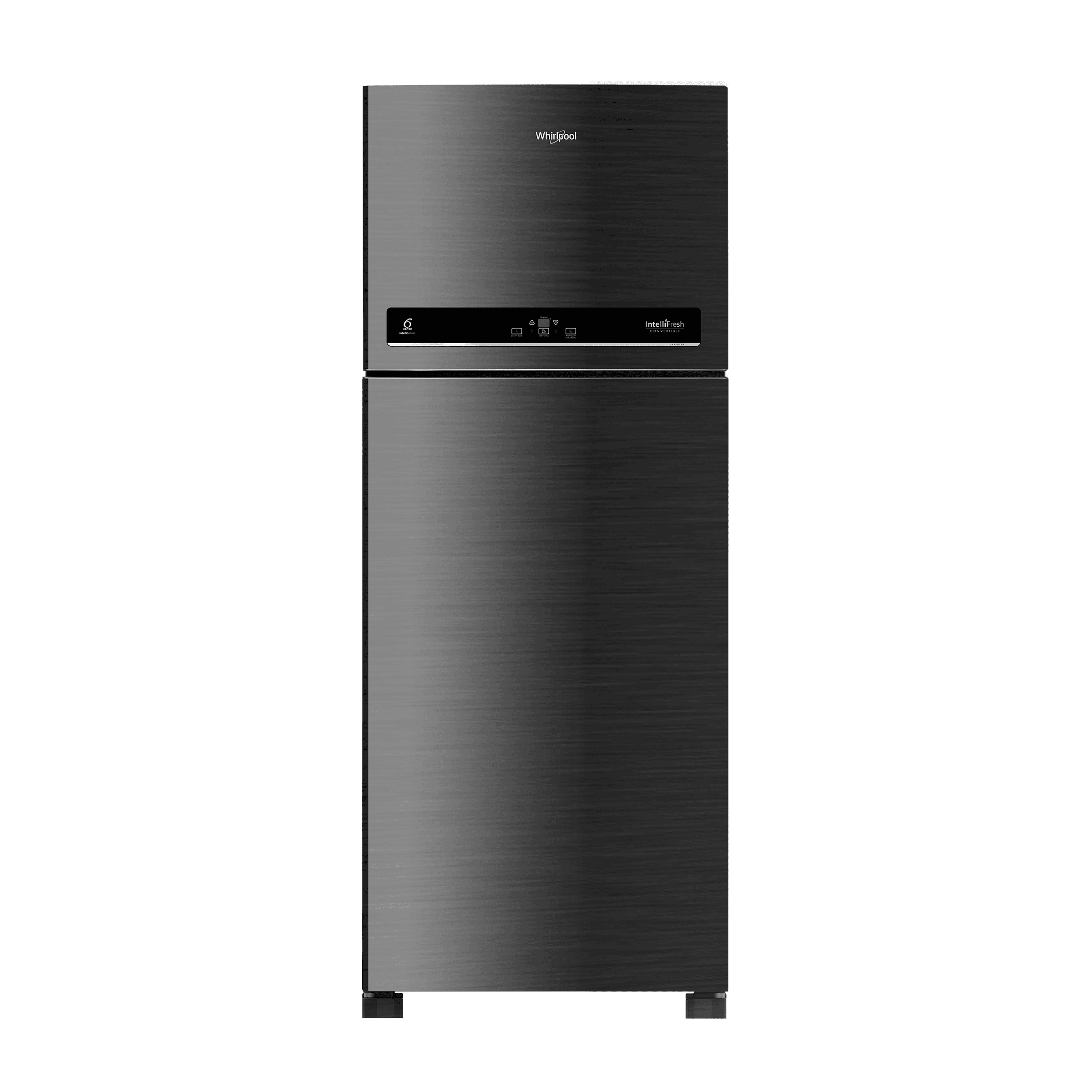 Whirlpool Intellifresh 411 Litres 2 Star Frost Free Double Door Convertible Refrigerator with Stabilizer Free Operation (IF INV CNV PLATINA, Grey)