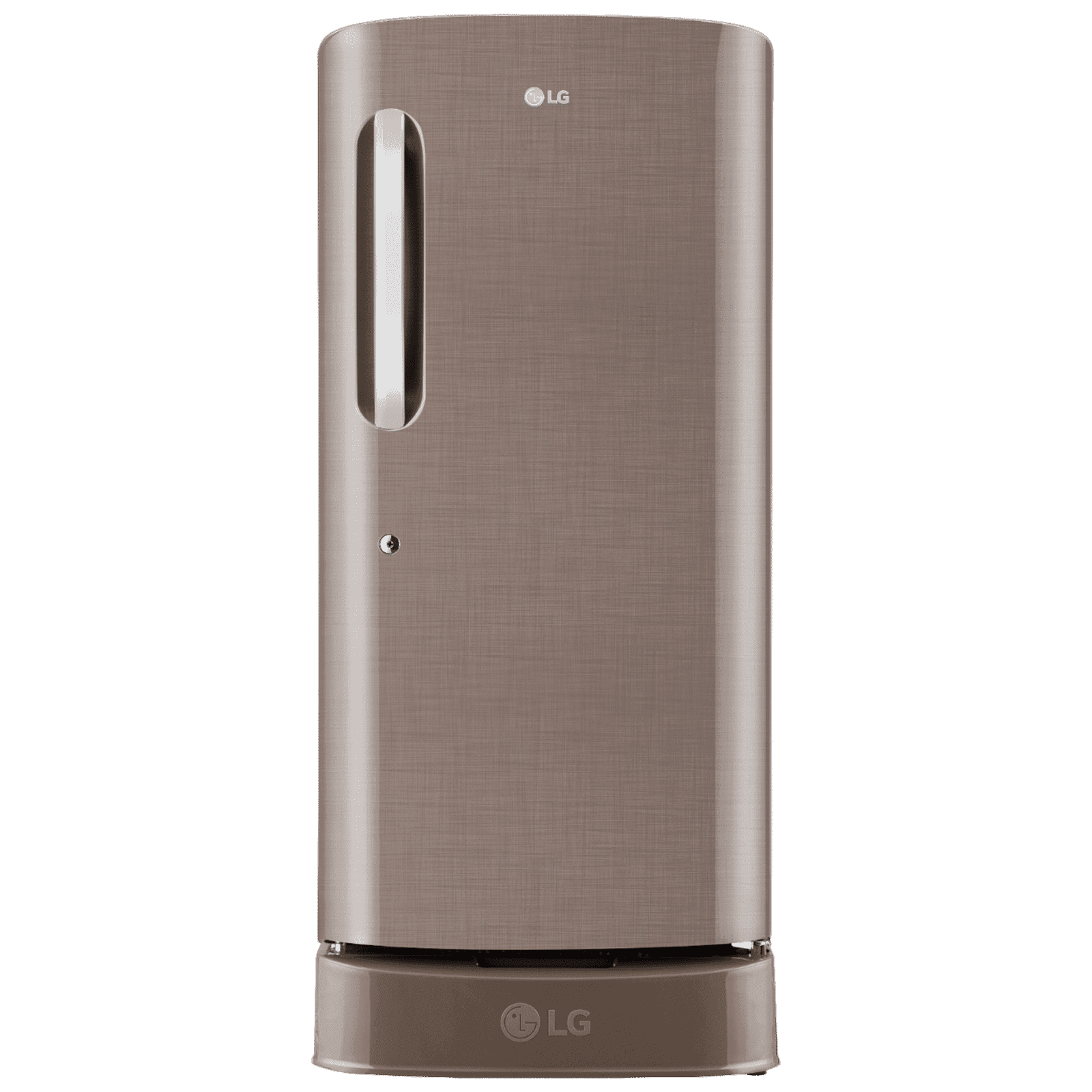 LG 210 Litres 3 Star Direct Cool Single Door Refrigerator with Stabilizer Free Operation (GL-D231AFSD, Fawn Steel)