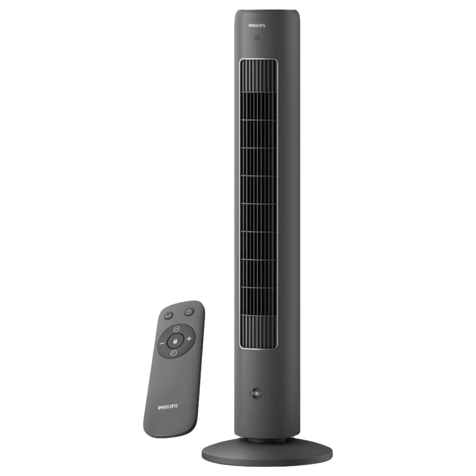 PHILIPS 5000 Series Bladeless 2230 m3/hr Air Delivery Tower Fan with Remote (Quiet Sleep mode, Black)
