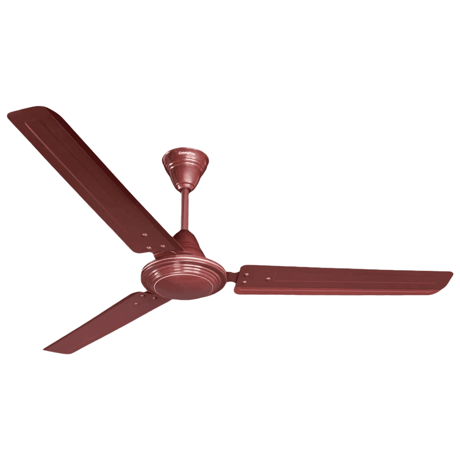 Crompton Surebreeze Hill Briz 1 Star 1200mm 3 Blade Copper Motor Ceiling Fan (Inverter Compatibility, Brown)
