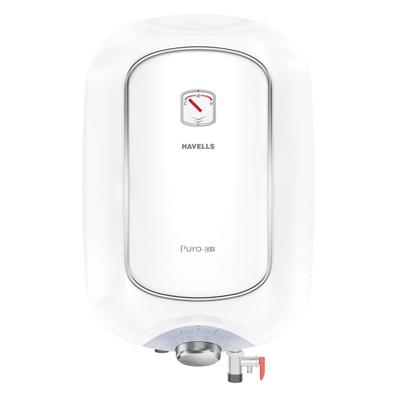 HAVELLS Puro DX 25 Litres 4 Star Vertical Storage Water Geyser with 8  Bar (White)
