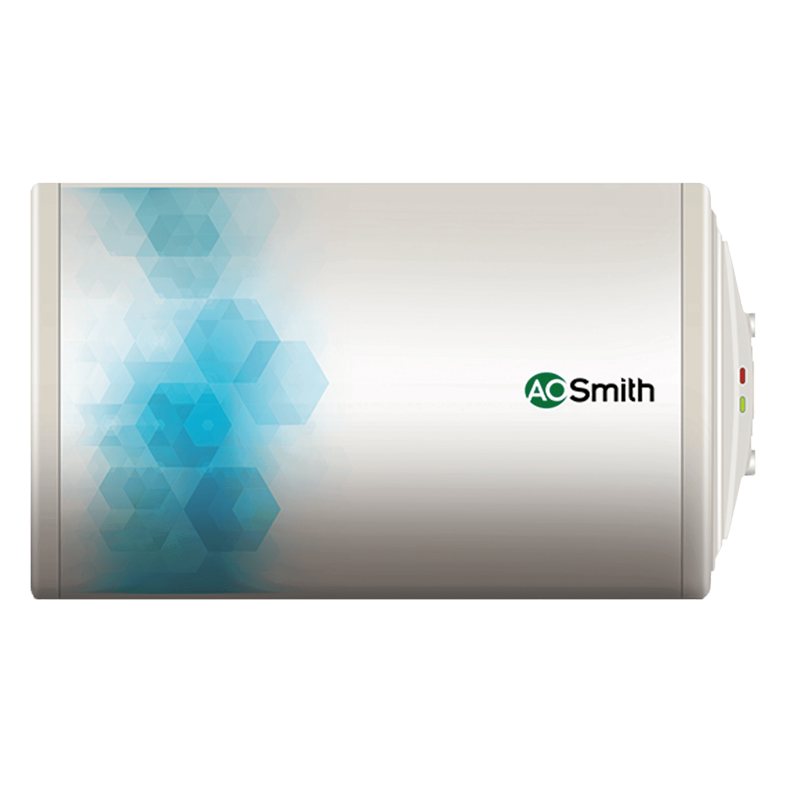 AO Smith 25 Litres 3 Star Horizontal Storage Water Geyser with Glass Coated Incoloy Heating Element (White)