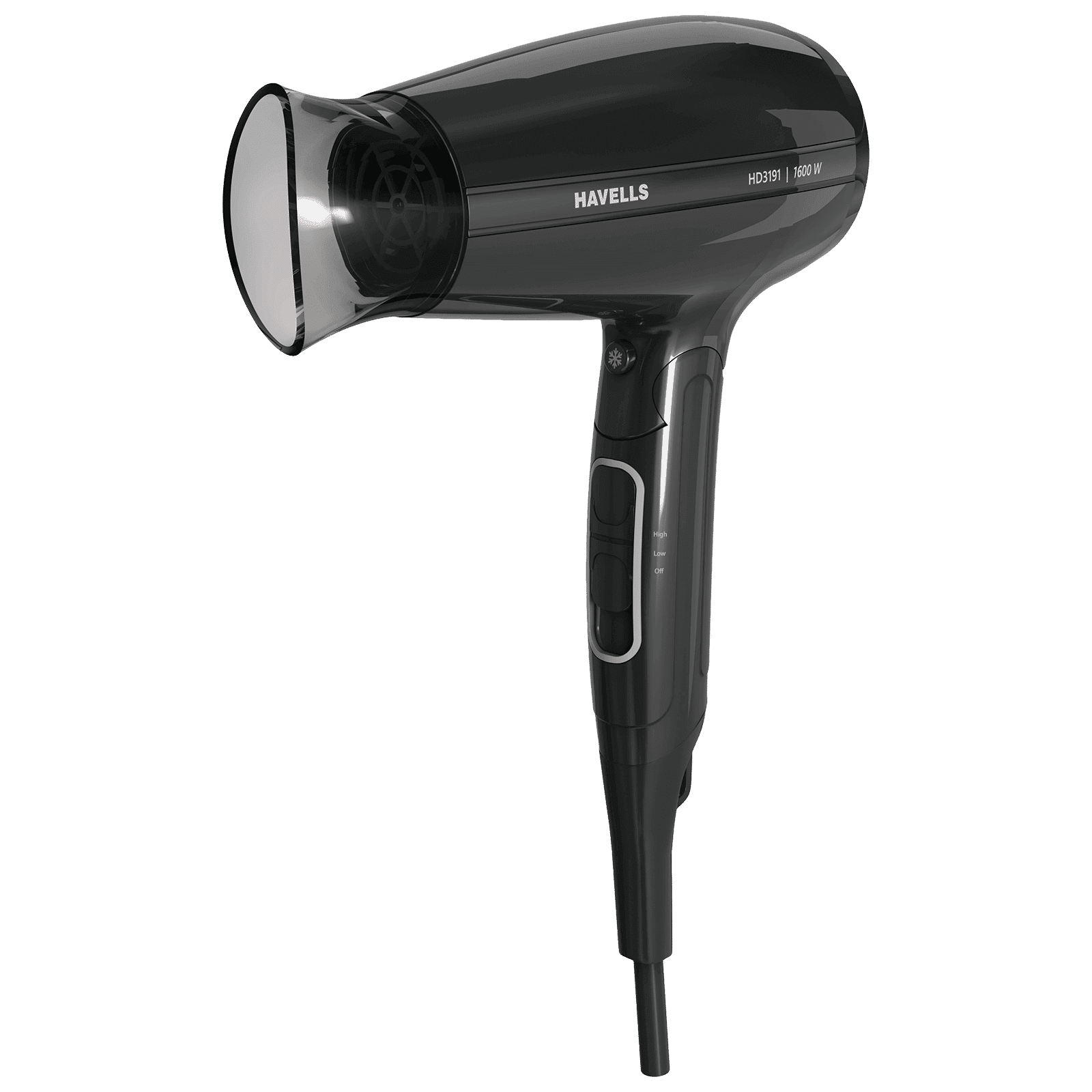 HAVELLS HD3191 Hair Dryer with 3 Heat Settings & Cool Shot (Heat Balance Technology, Black)