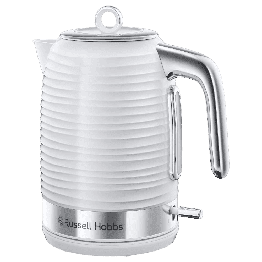 Russell Hobbs Inspire 2400 Watt 1.7 Litre Electric Kettle with 360 Degree Cordless Base (White)