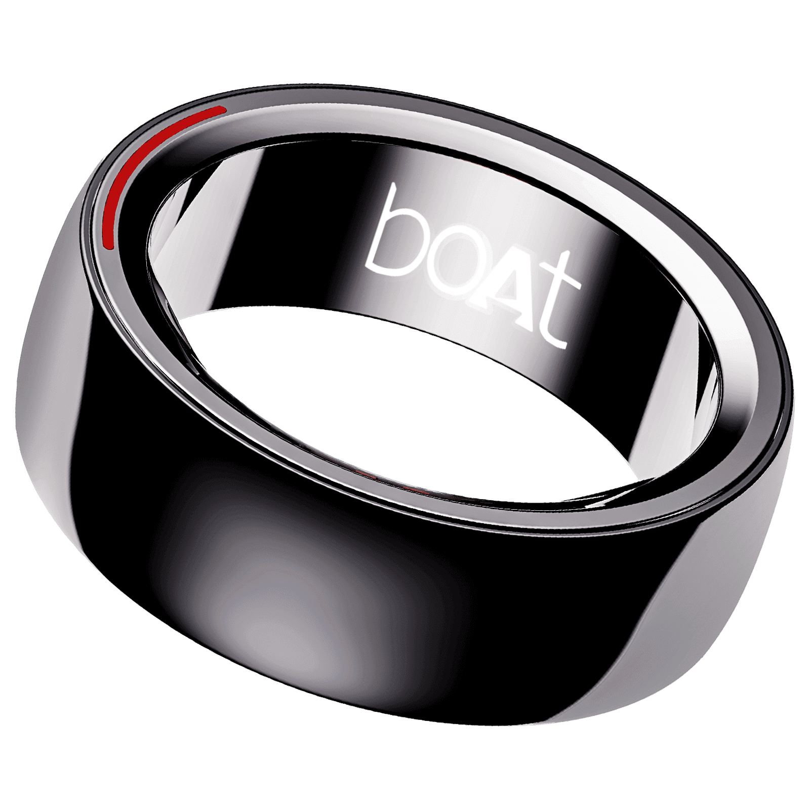 boAt Gen 1 Smart Ring with Activity Tracker (Size 7, 5ATM Water Resistant, Charcoal Black)