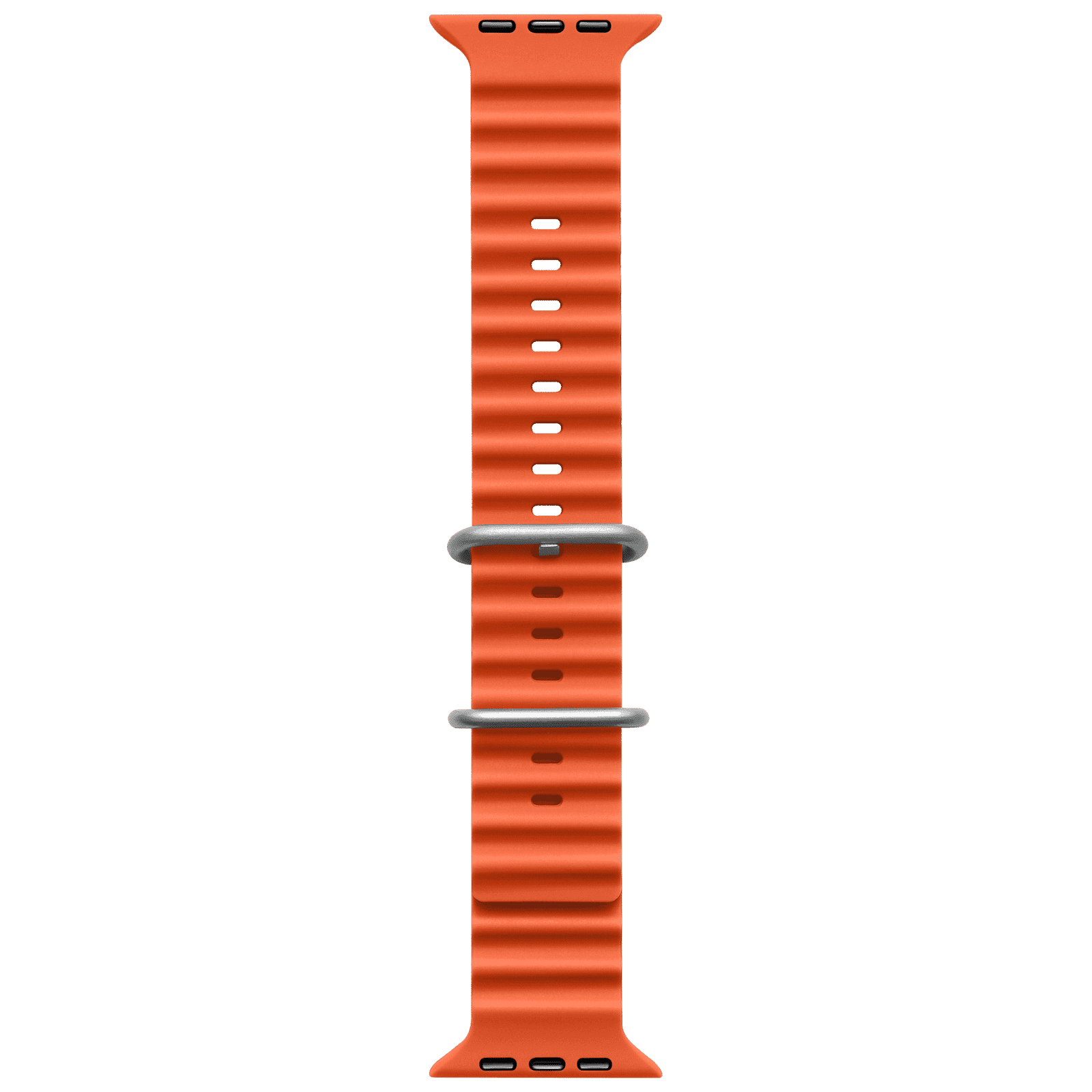Muvtech Active Silicon Strap for Apple iWatch (42mm / 44mm / 45mm / 49mm) (Orange)