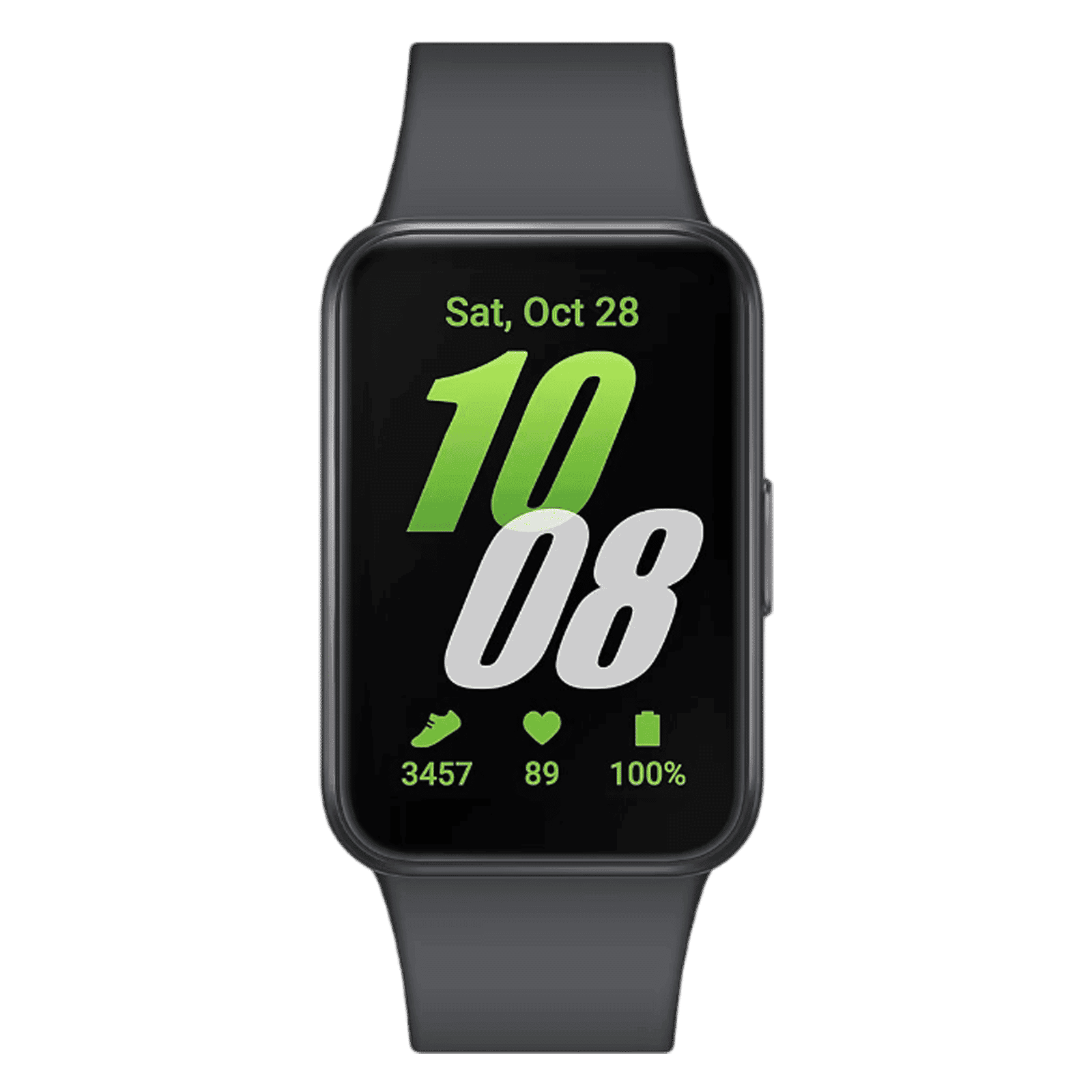 SAMSUNG Galaxy Fit3 Smartwatch with Activity Tracker (40.9mm AMOLED Display, IP68 Water Resistant, Gray Strap)
