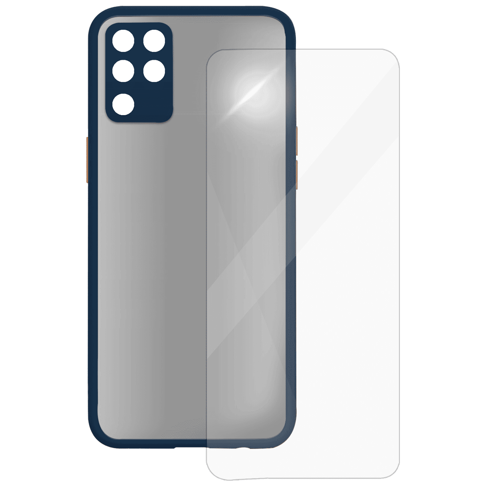 ARROW Camera Duplex Back Case and Screen Protector Bundle For Oppo F19 Pro (Ultra Transparent Visibility)
