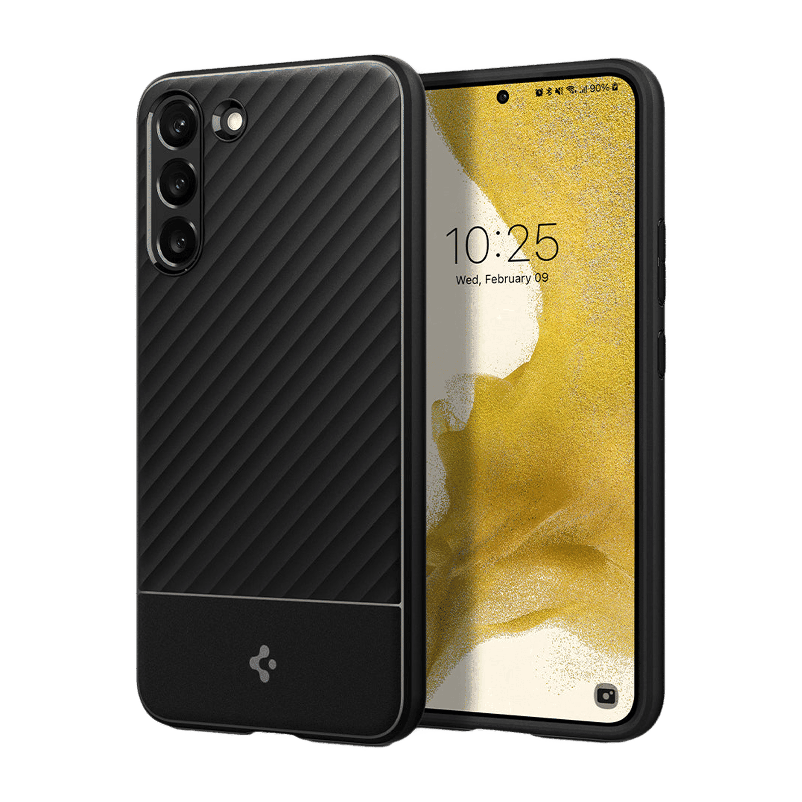 Spigen Core Armor TPU Back Cover for SAMSUNG Galaxy S22+ 5G (Mil-Grade Shock Absorbent Layer, Matte Black)