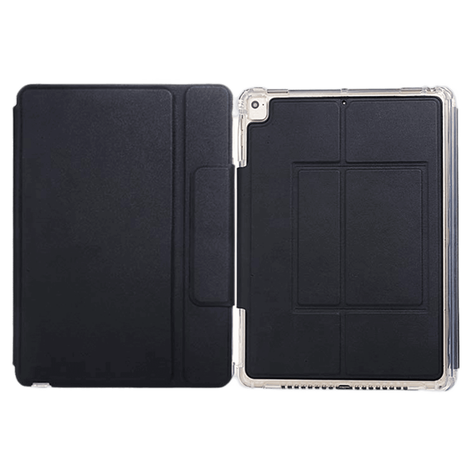 neopack 7PAD5 Commuter ABS Plastic Flip Cover for Apple iPad 7th Gen and 8th Gen 10.2 Inch (Detachable Wireless Magnetic Keyboard, Black)