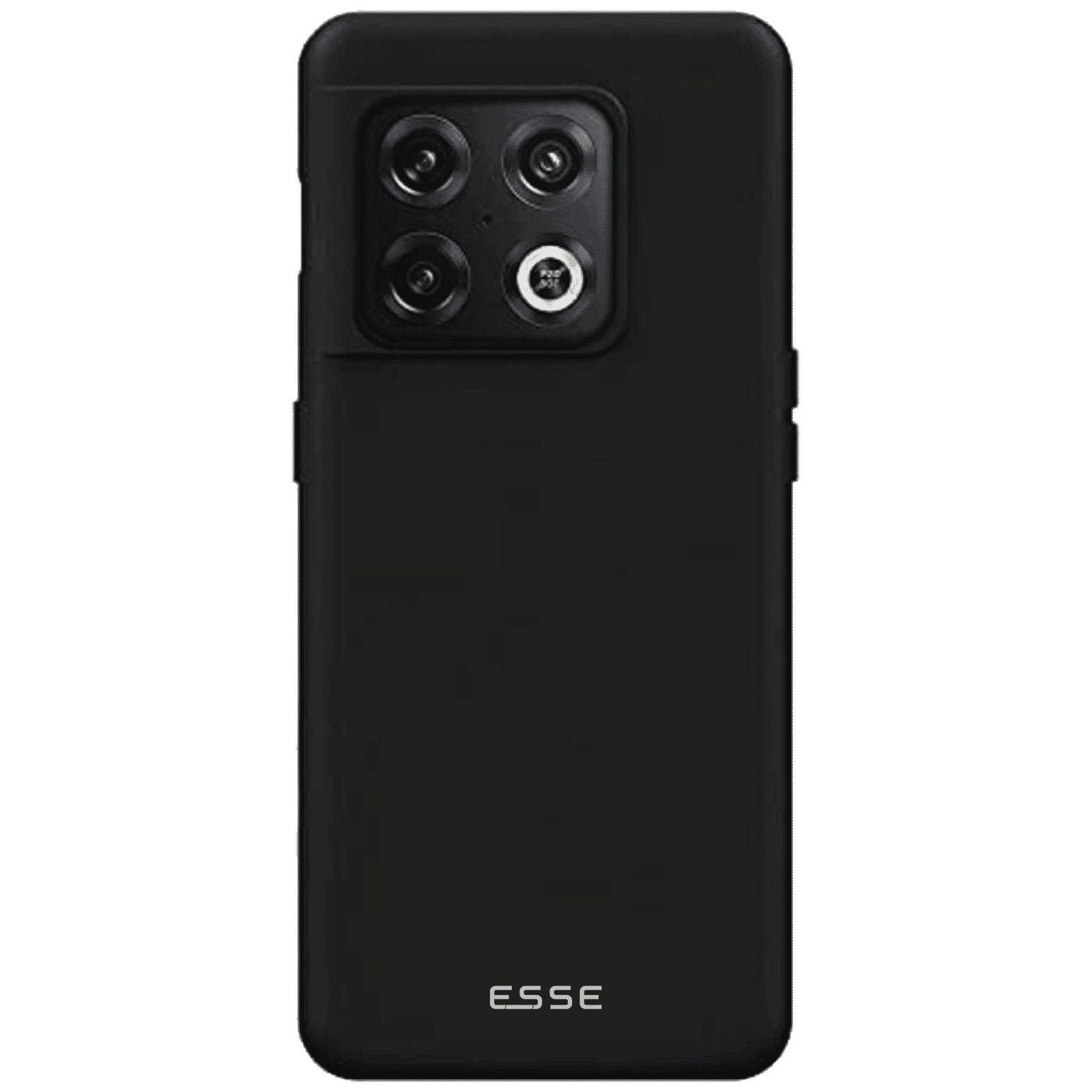 ESSE Soft Silicone Back Case for Oneplus 10 Pro (Optimal Protection, Black)