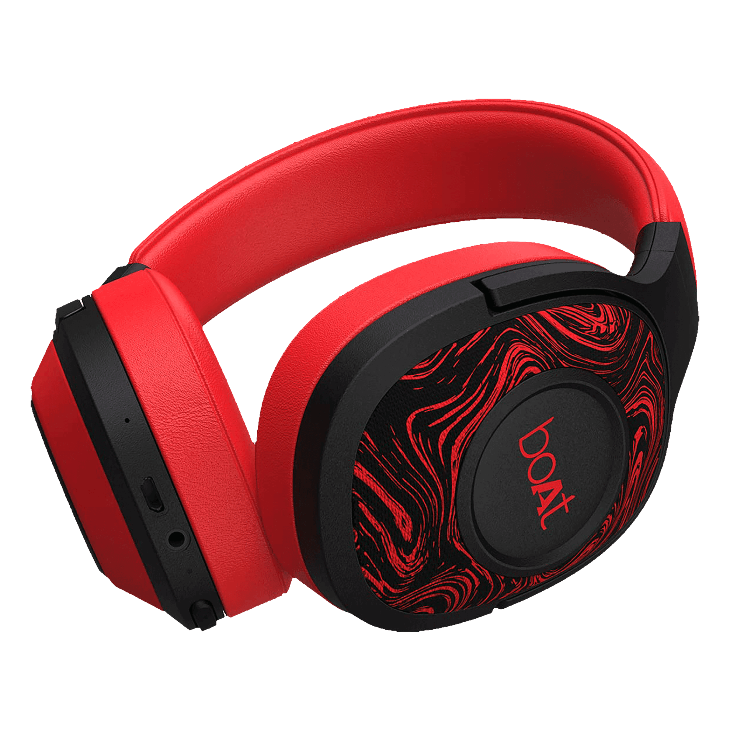 boAt Rockerz 550 Bluetooth Headset with Mic (Dual Connectivity, Over Ear, Red)