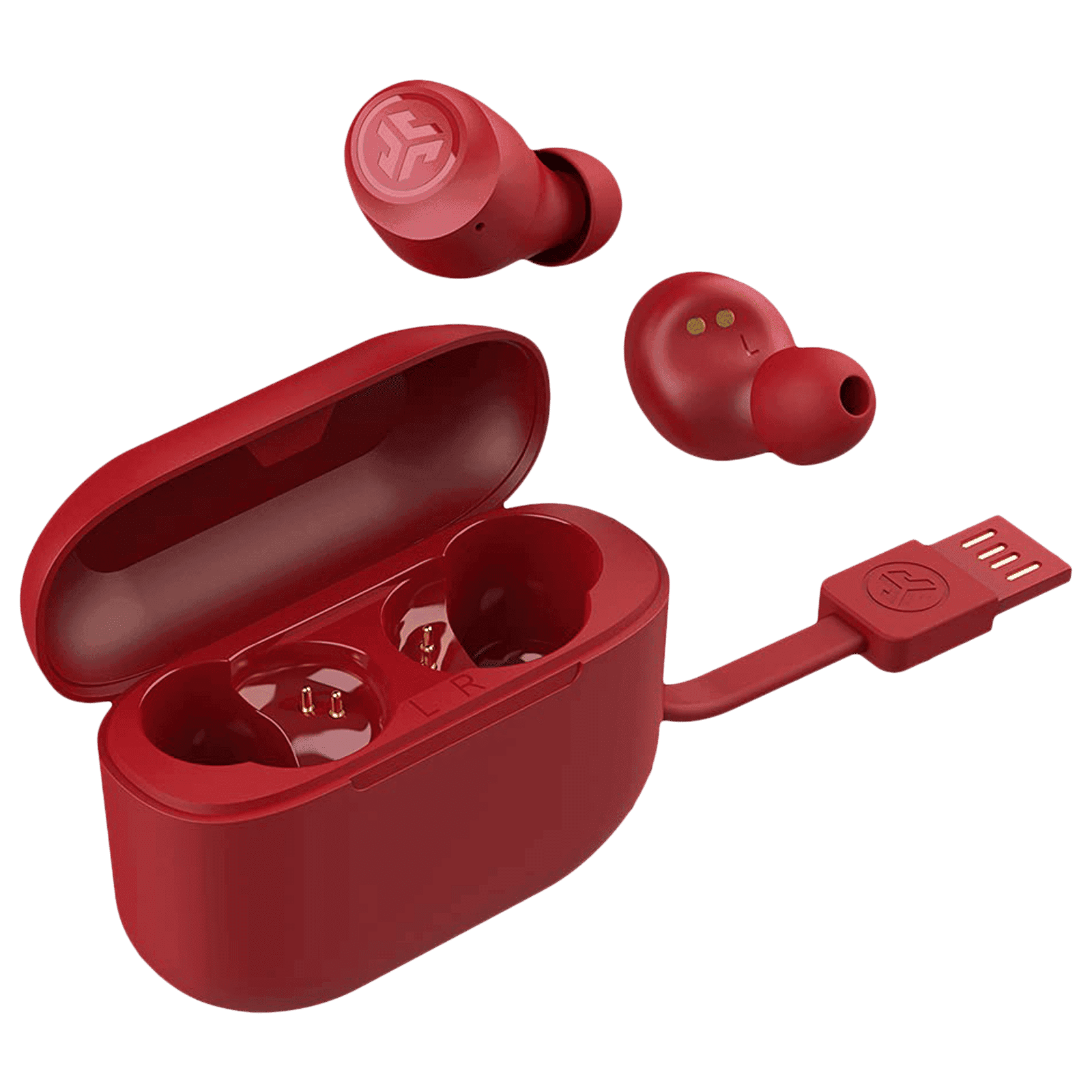 JLAB GO Air POP TWS Earbuds (IPX4 Sweat Resistant, EQ3 Sound, Rose)