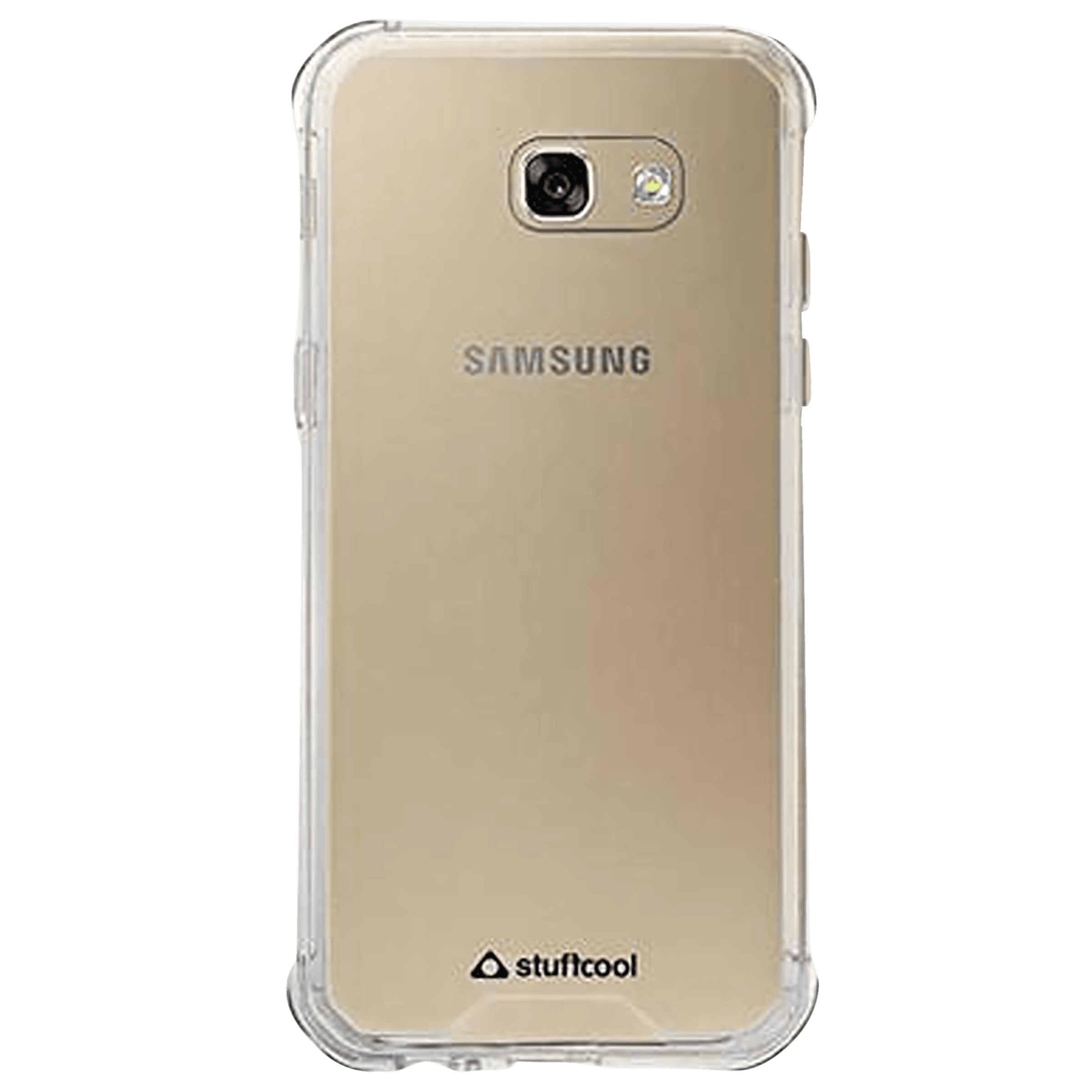 stuffcool Aero Hard & Soft Polycarbonate Back Cover for SAMSUNG Galaxy A5 (Scratch Resistant, Clear)
