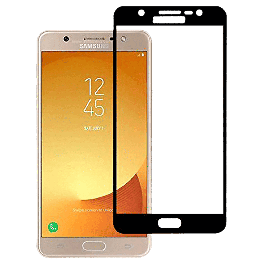 stuffcool Mighty 2.5D Tempered Glass Screen Protector for Samsung Galaxy J7 Max (Fingerprint Resistant)