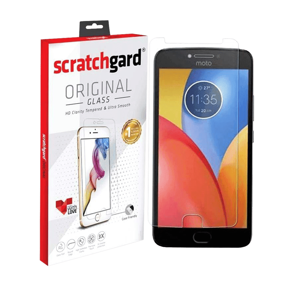 scratchgard Tempered Glass for Motorola Moto E4 Plus (Scratch Resistant)