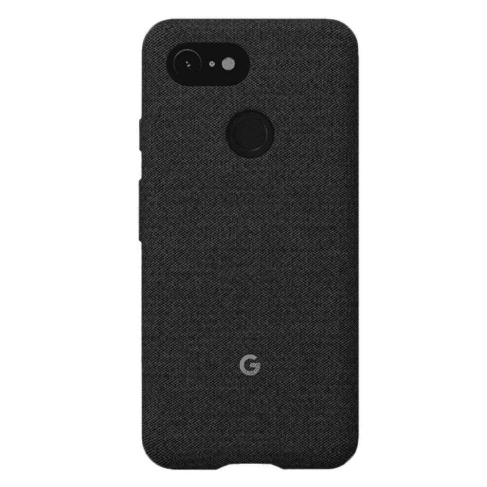 stuffcool Aviz Soft Nylon Back Cover for OnePlus 6T (Precise Form Fitting, Black)
