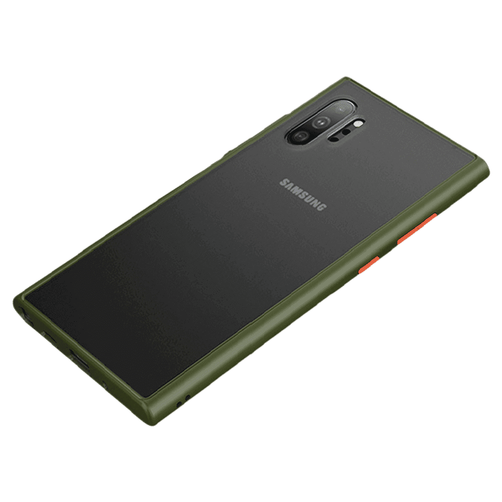 in base Duplex Soft TPU & Polycarbonate Back Cover for SAMSUNG Note 10 Lite (Military Grade Drop Protection, Black)