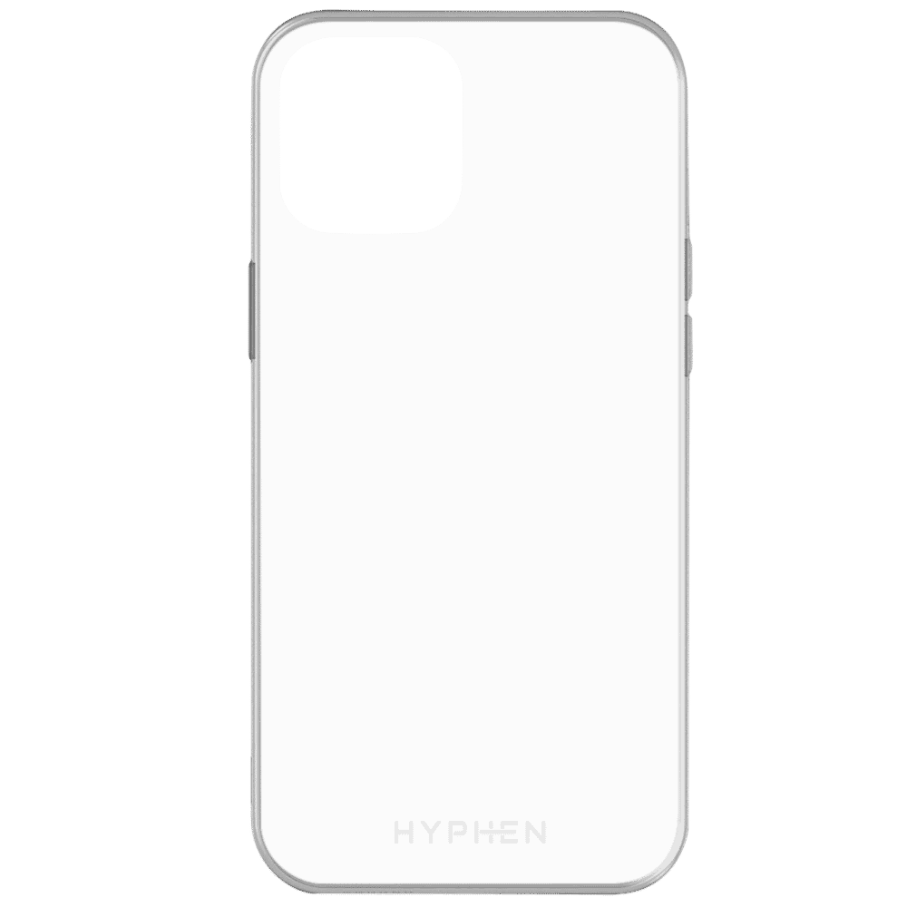 HYPHEN Aire TPU Back Cover for Apple iPhone 12 Pro Max (Wireless Charging Compatible, Clear)