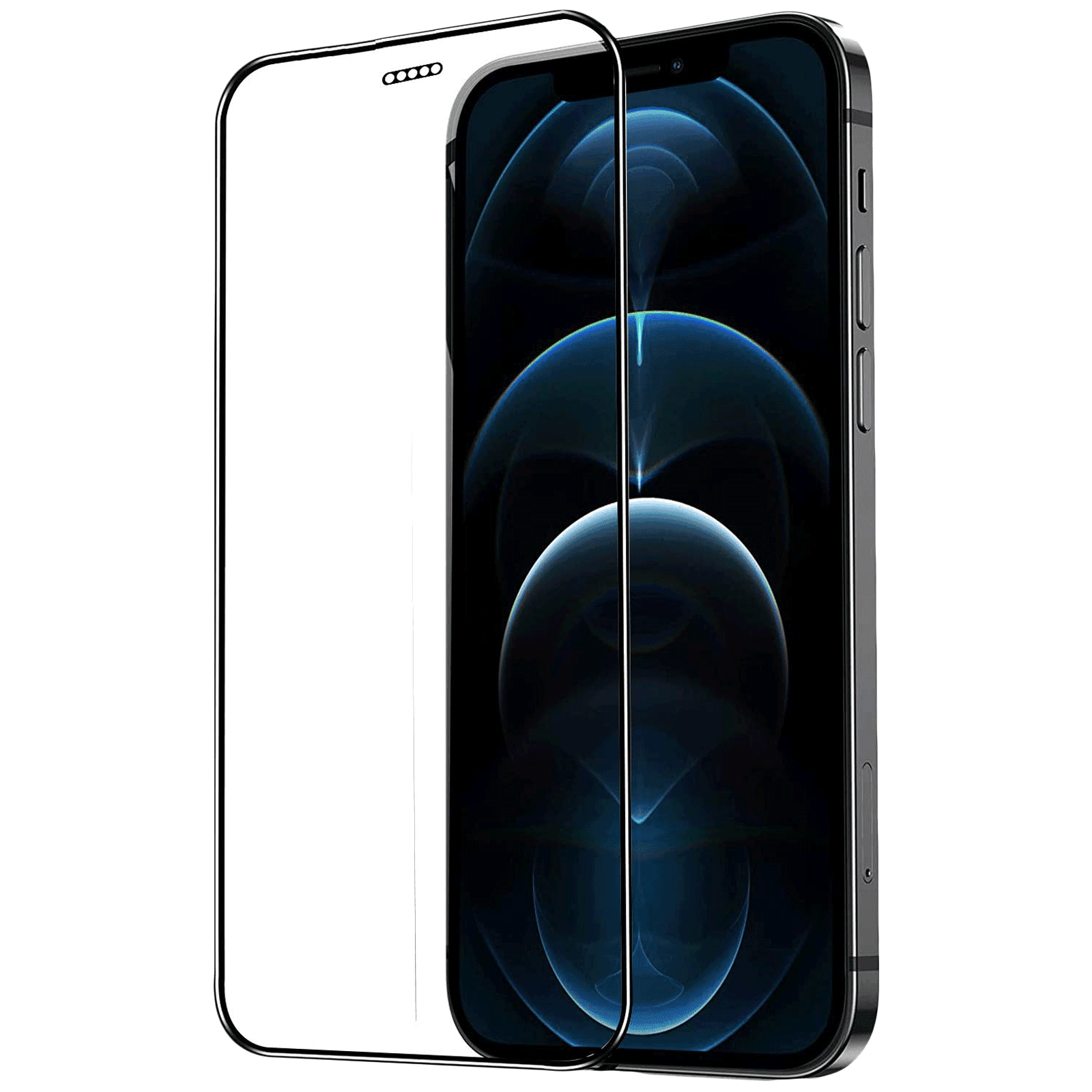 Dr. Vaku Dustfilter 3D Screen Protector For Apple iPhone 12 Pro Max (9H Hardness)